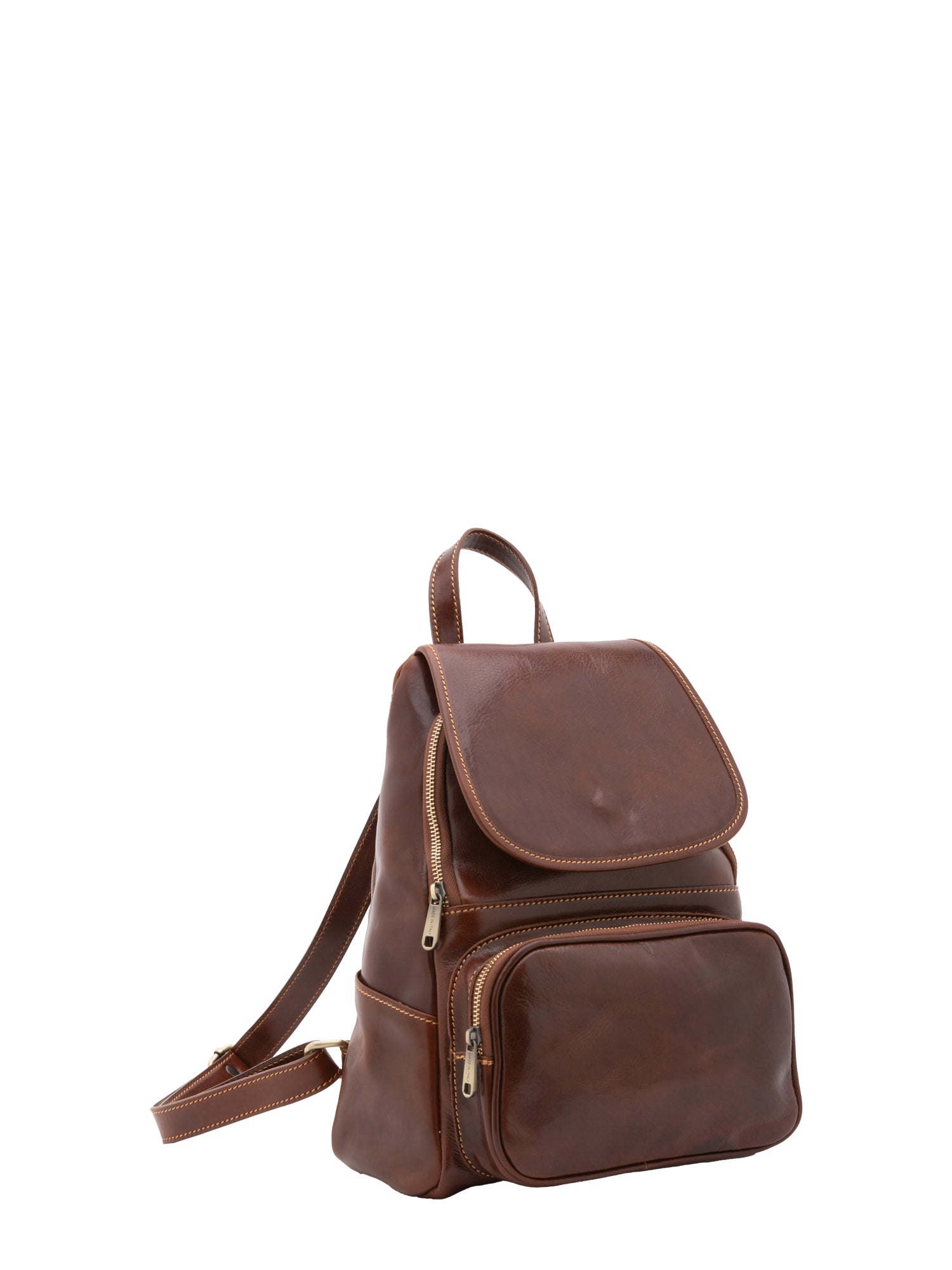 Borsa a spalla da donna Vera pelle 5534-Marrone I Fratelli