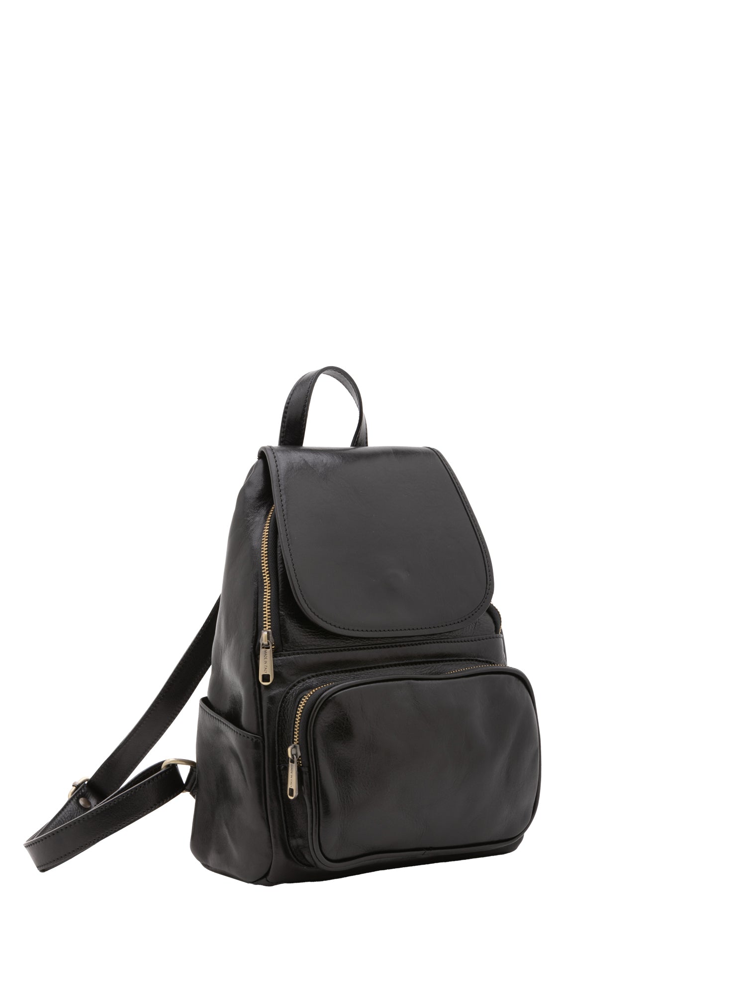 Borsa a spalla da donna Vera pelle 5534-Nero I Fratelli