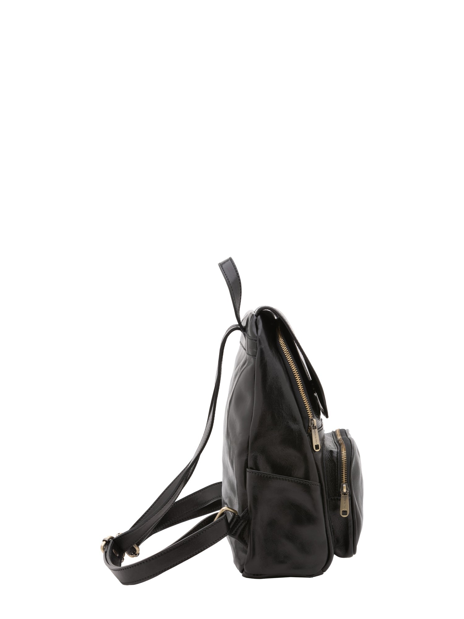 Borsa a spalla da donna Vera pelle 5534-Nero I Fratelli