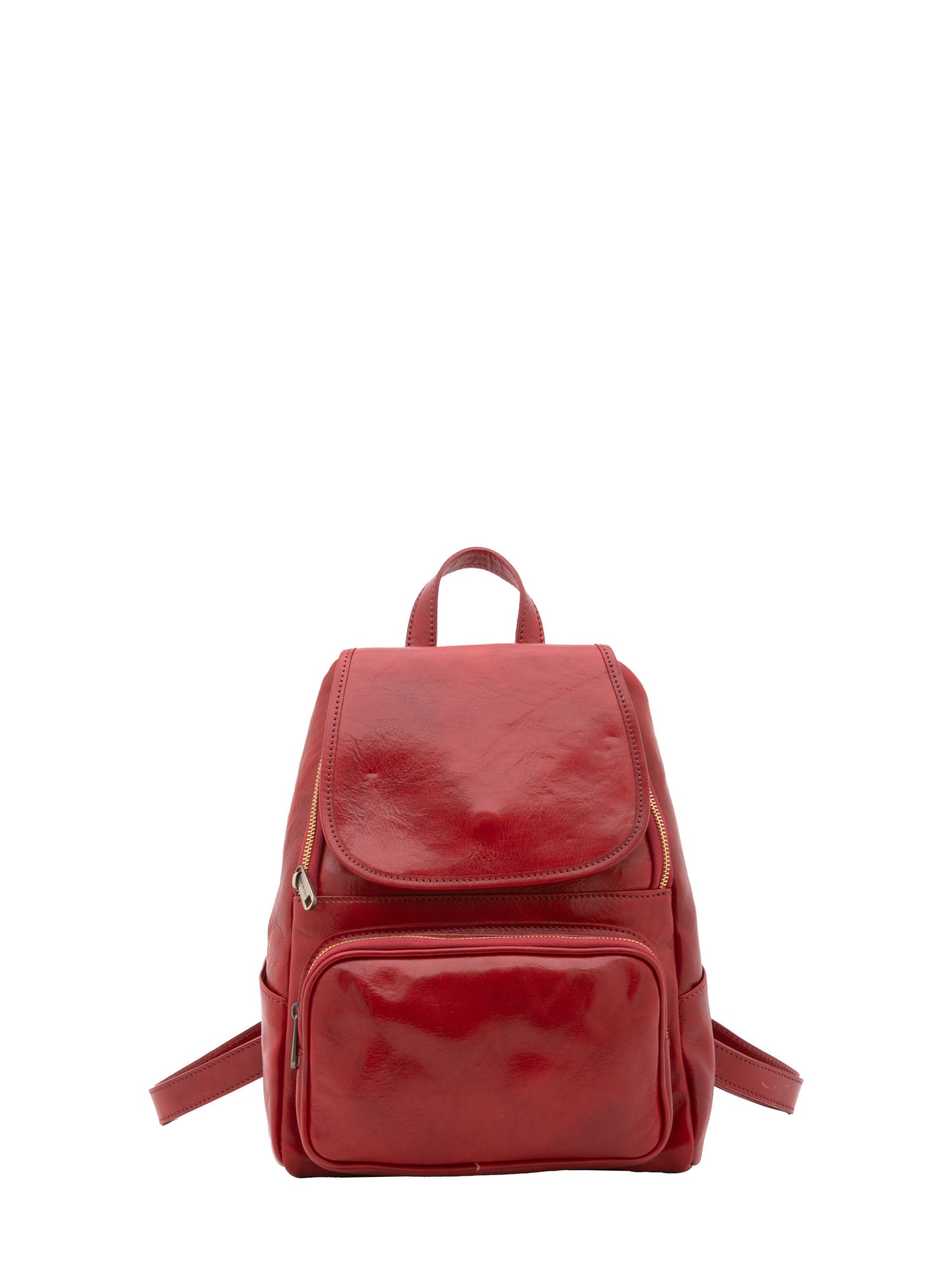 Borsa a spalla da donna Vera pelle 5534-Rosso I Fratelli
