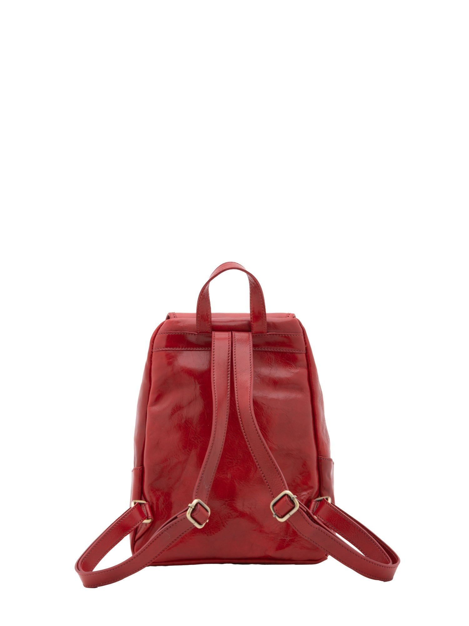 Borsa a spalla da donna Vera pelle 5534-Rosso I Fratelli
