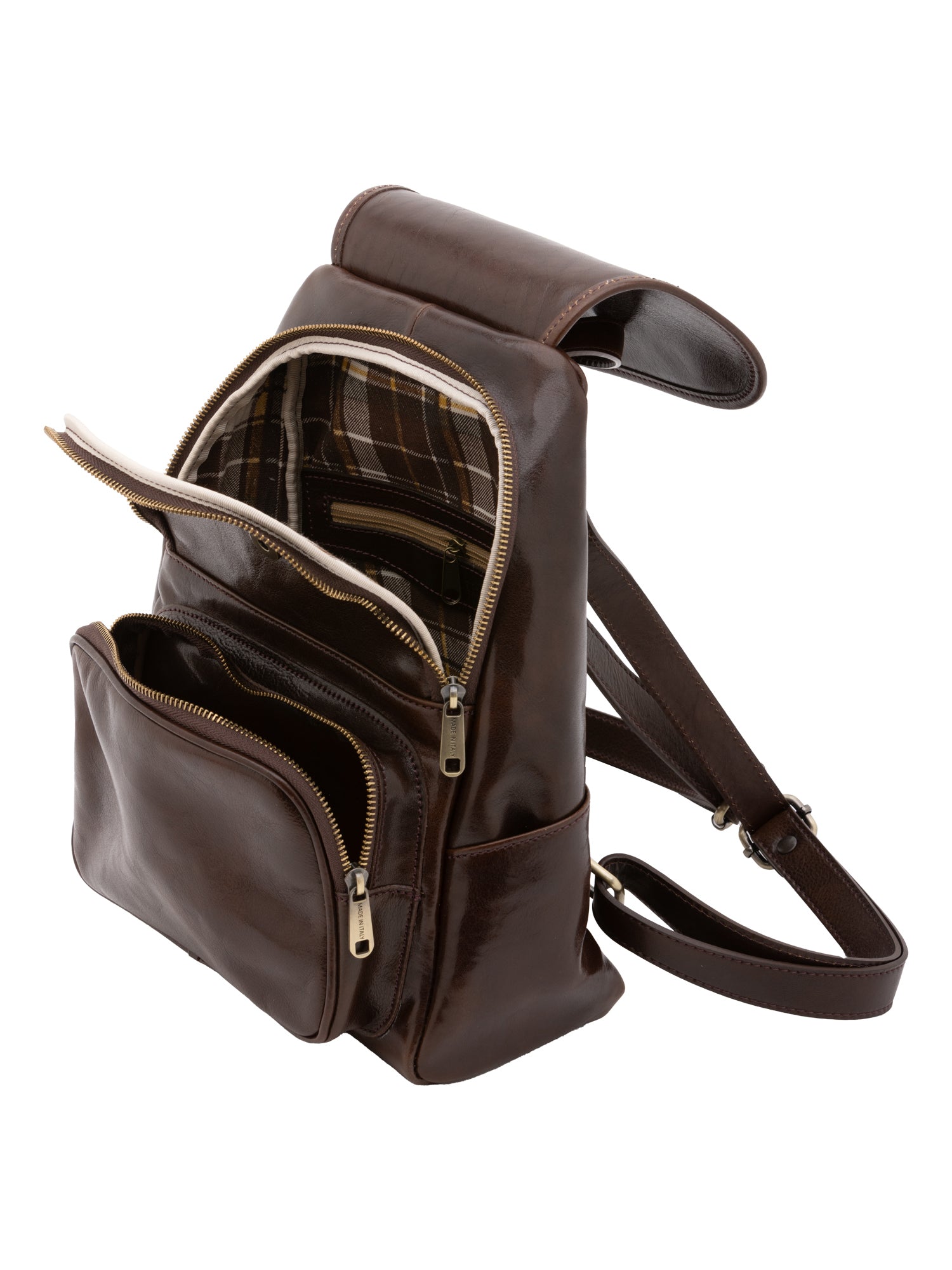 Borsa a spalla da donna Vera pelle 5534-Tmoro I Fratelli
