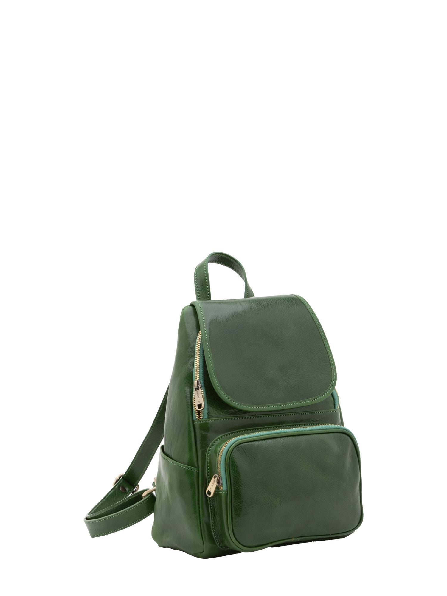 Borsa a spalla da donna Vera pelle 5534-Verde I Fratelli