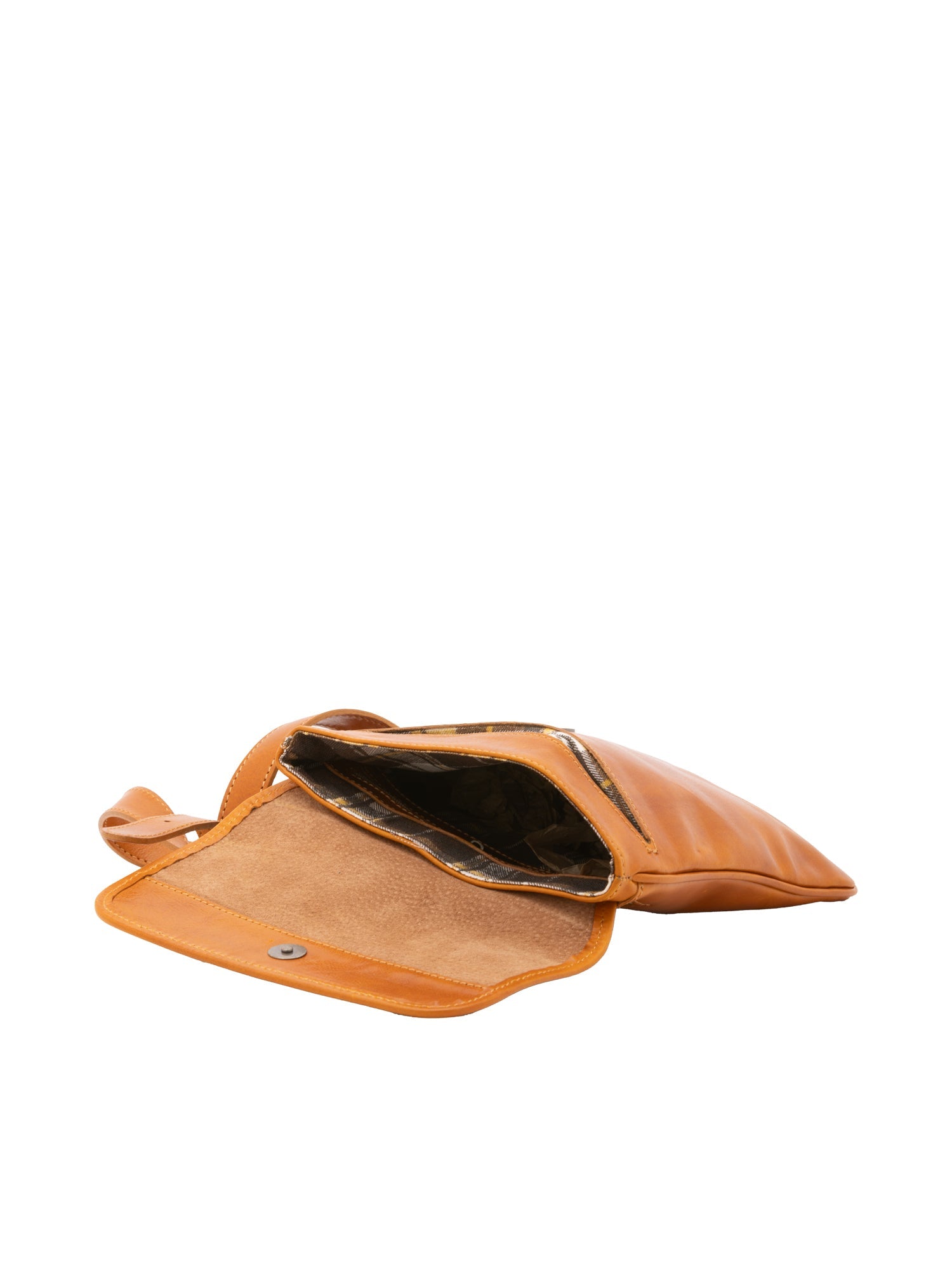 Borsa a tracolla da uomo in vera pelle Made in Italy 5535-Senape I Fratelli