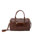 Borsa a bauletto da donna 100% pelle 5538-Marrone I Fratelli