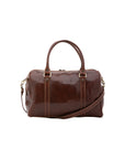 Borsa a bauletto da donna 100% pelle 5538-Marrone I Fratelli