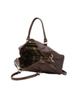 Borsa a bauletto da donna 100% pelle 5538-Tmoro I Fratelli