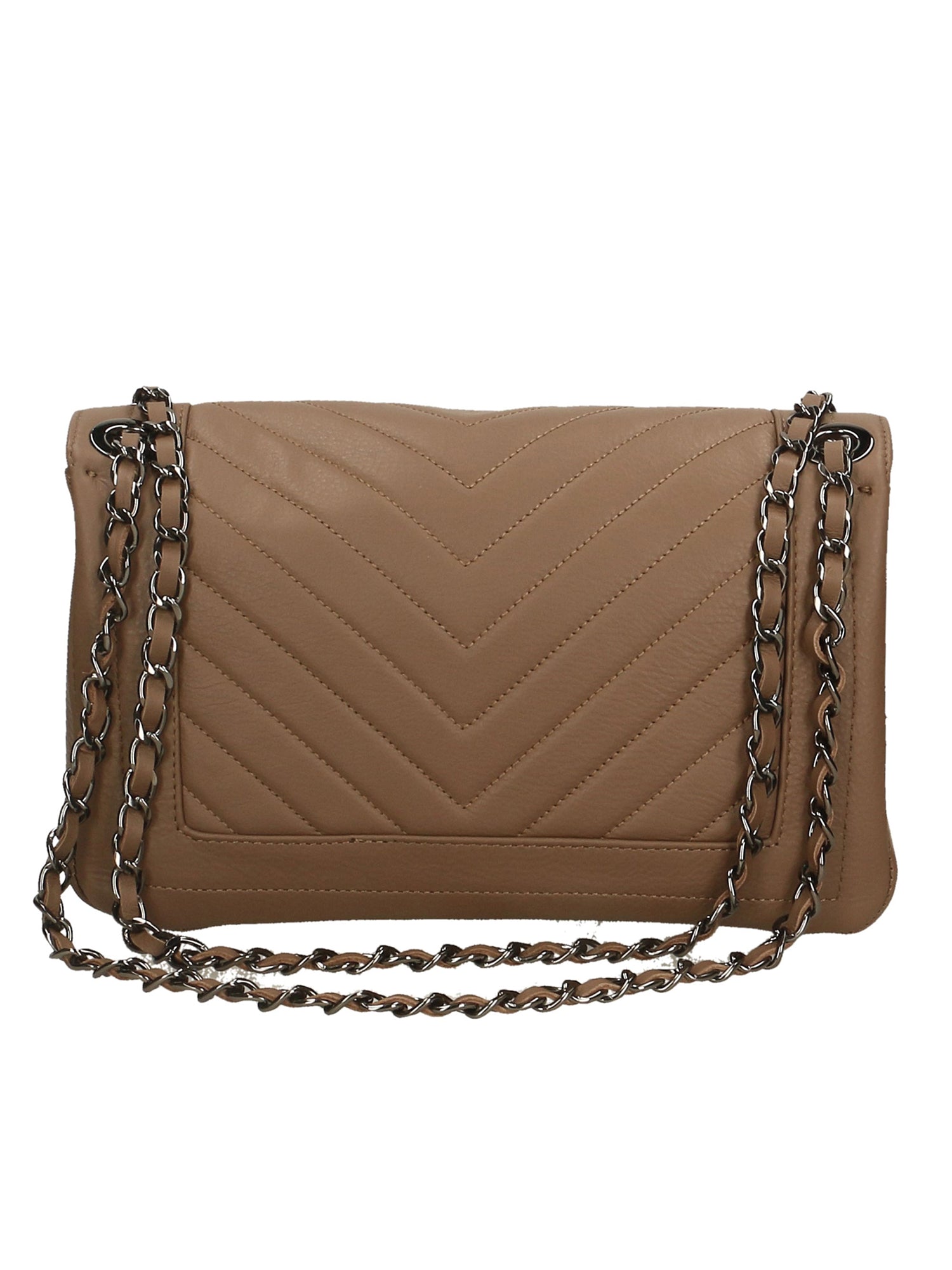 Bologna Borsa a spalla da donna Vera pelle 6590-TAUPE Chiara Ferretti