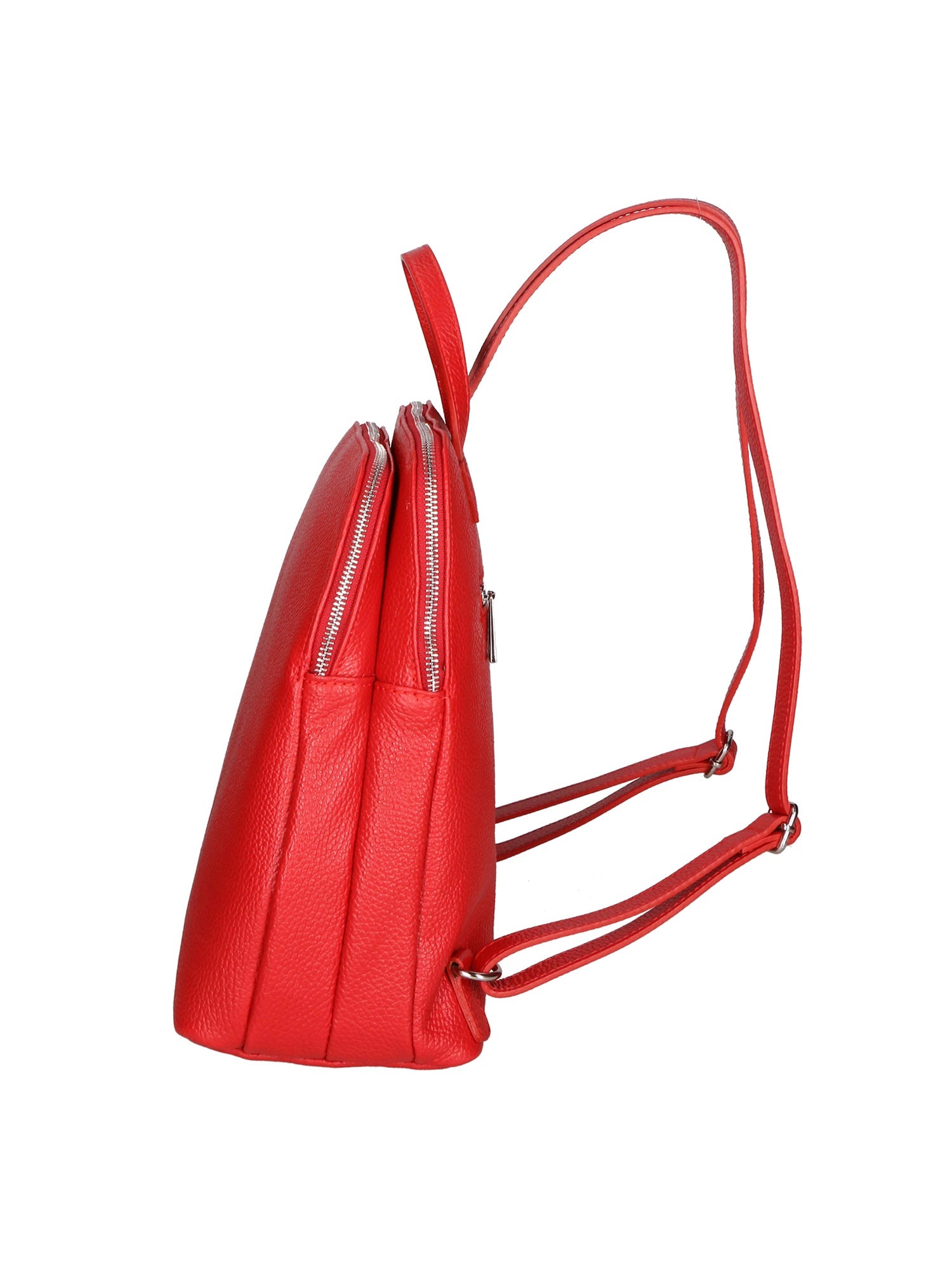 Glenda Borsa a mano da donna Vera pelle 05919-D58 ROSSO FUOCO Chiara Ferretti