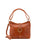 Borsa a spalla da donna 100% pelle 5541-Cognac I Fratelli