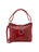 Borsa a spalla da donna 100% pelle 5541-Rosso I Fratelli