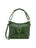 Borsa a spalla da donna 100% pelle 5541-Verde I Fratelli