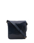 Borsa a tracolla da uomo in vera pelle Made in Italy 5543-Blu I Fratelli