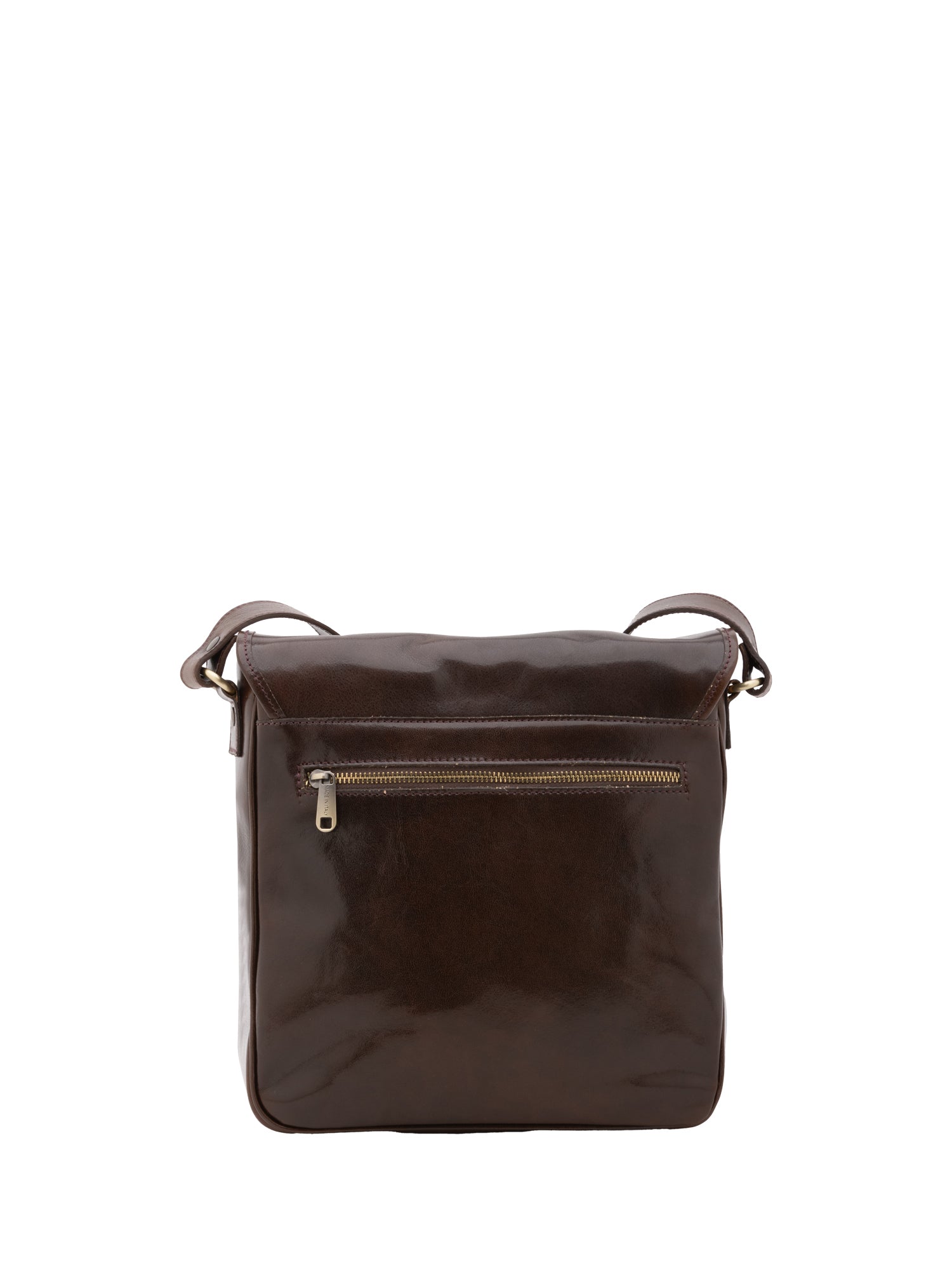 Borsa a tracolla da uomo in vera pelle Made in Italy 5543-Tmoro I Fratelli