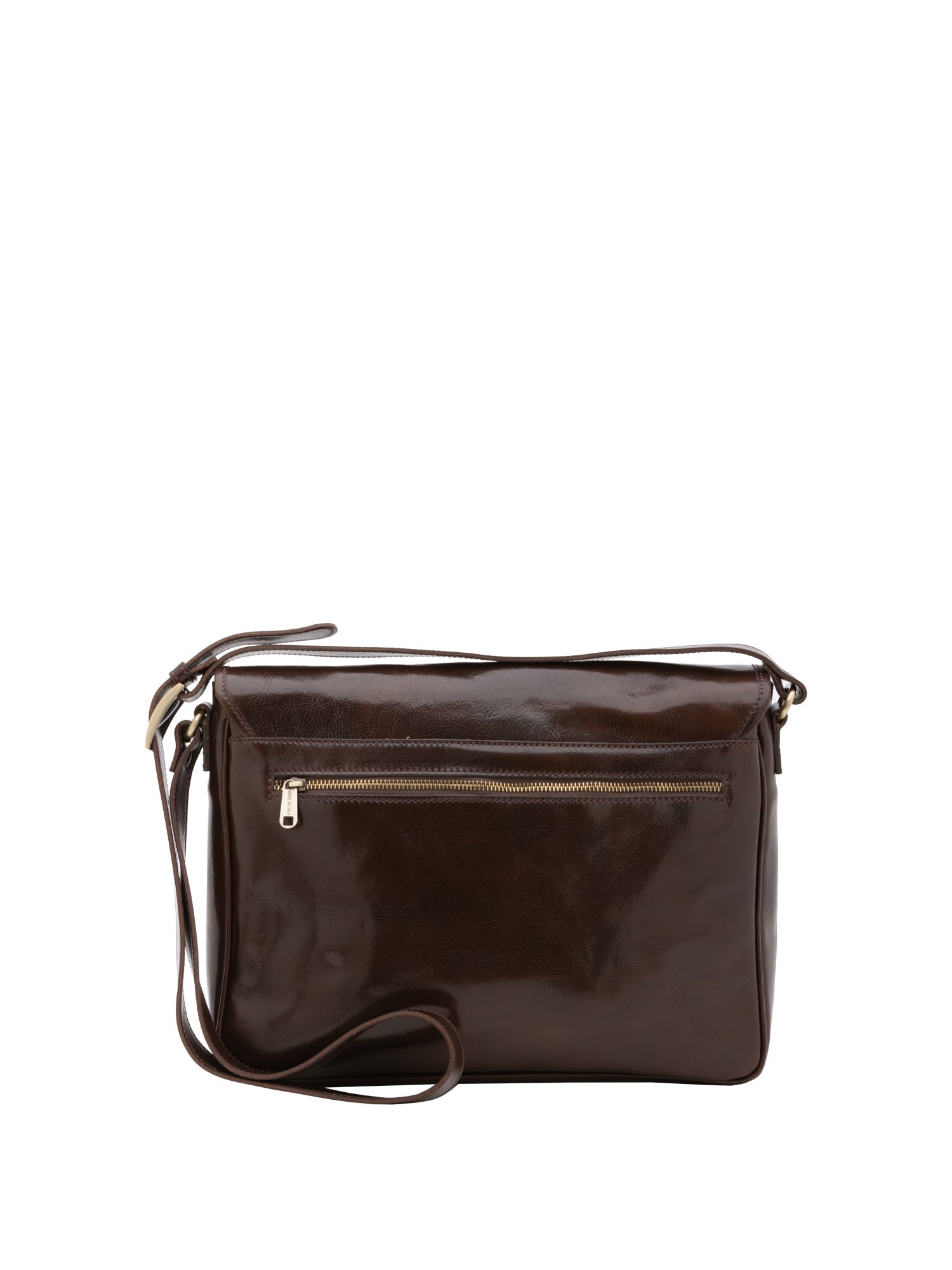 Borsa a tracolla uomo in vera pelle Made in Italy 5544-Tmoro I Fratelli