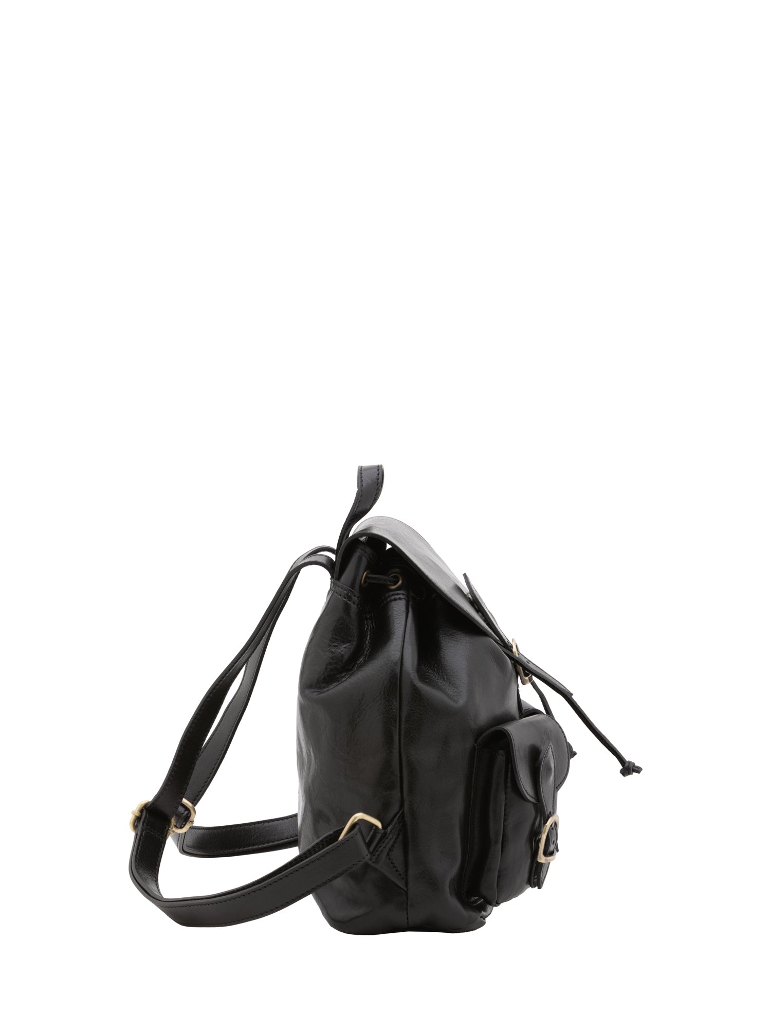 Borsa a spalla da donna Vera pelle 5546-Nero I Fratelli