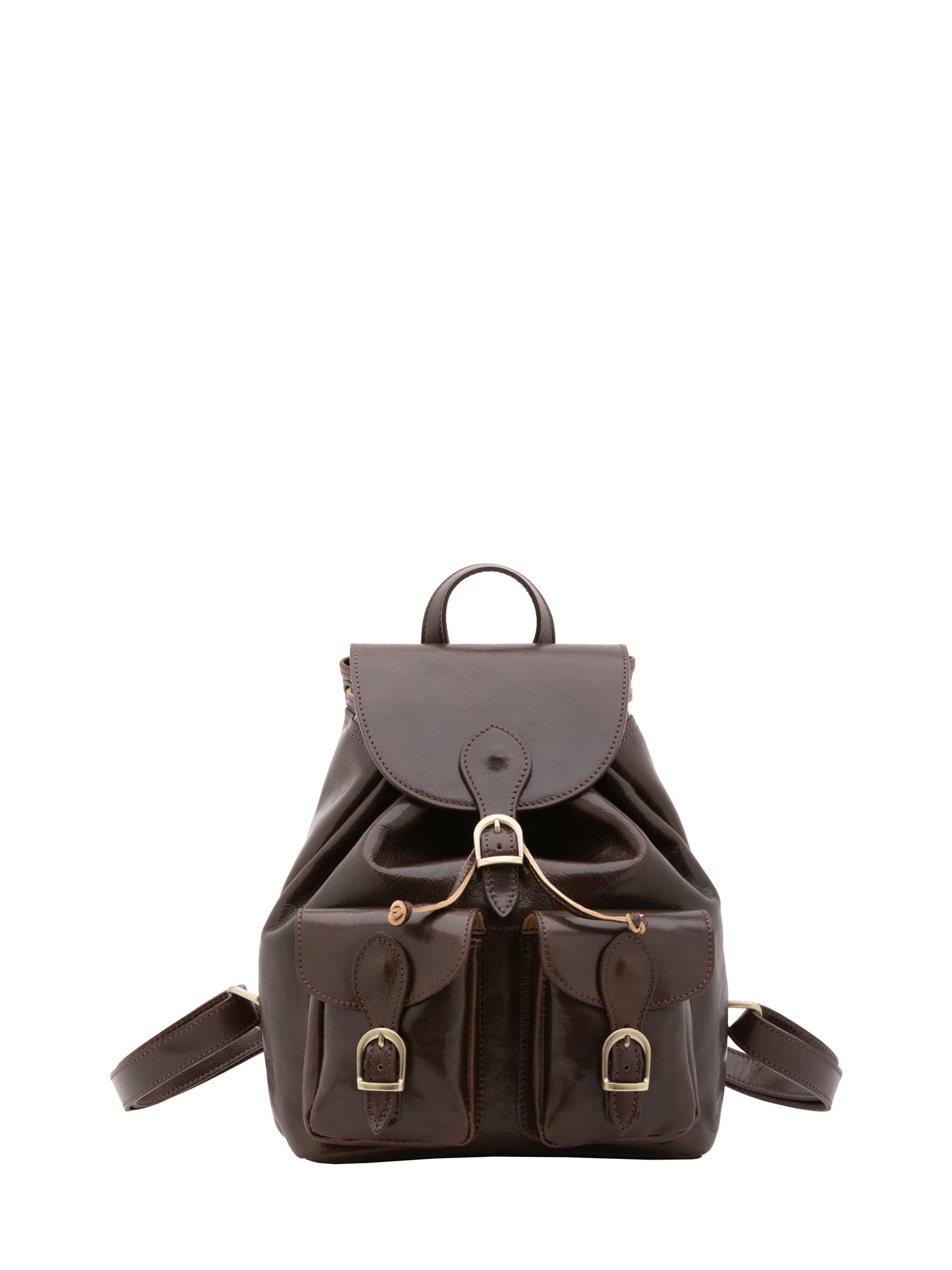 Borsa a spalla da donna Vera pelle 5546-Tmoro I Fratelli