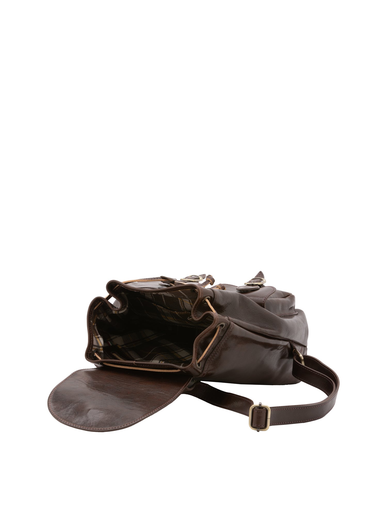 Borsa a spalla da donna Vera pelle 5546-Tmoro I Fratelli