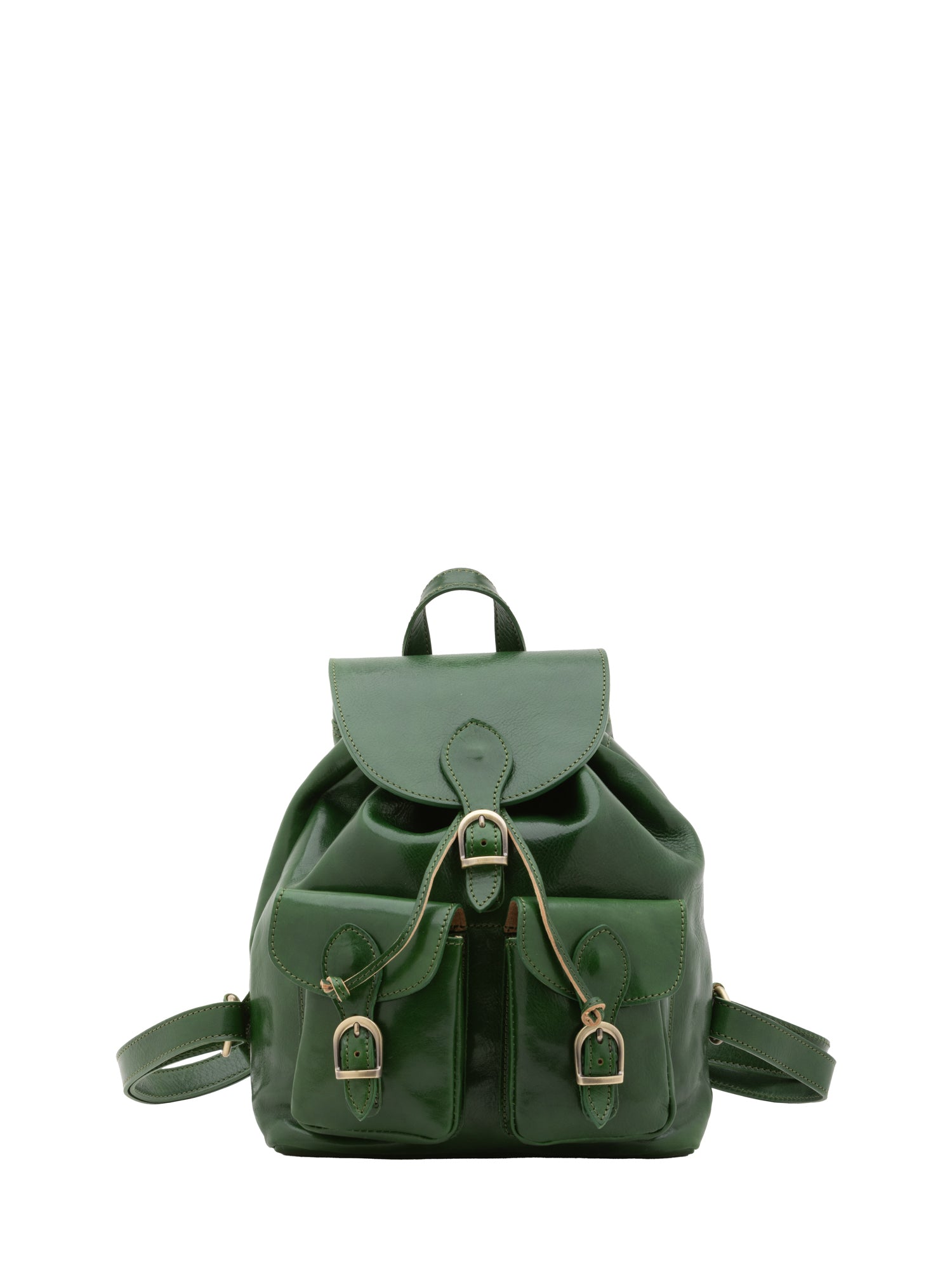 Borsa a spalla da donna Vera pelle 5546-Verde I Fratelli