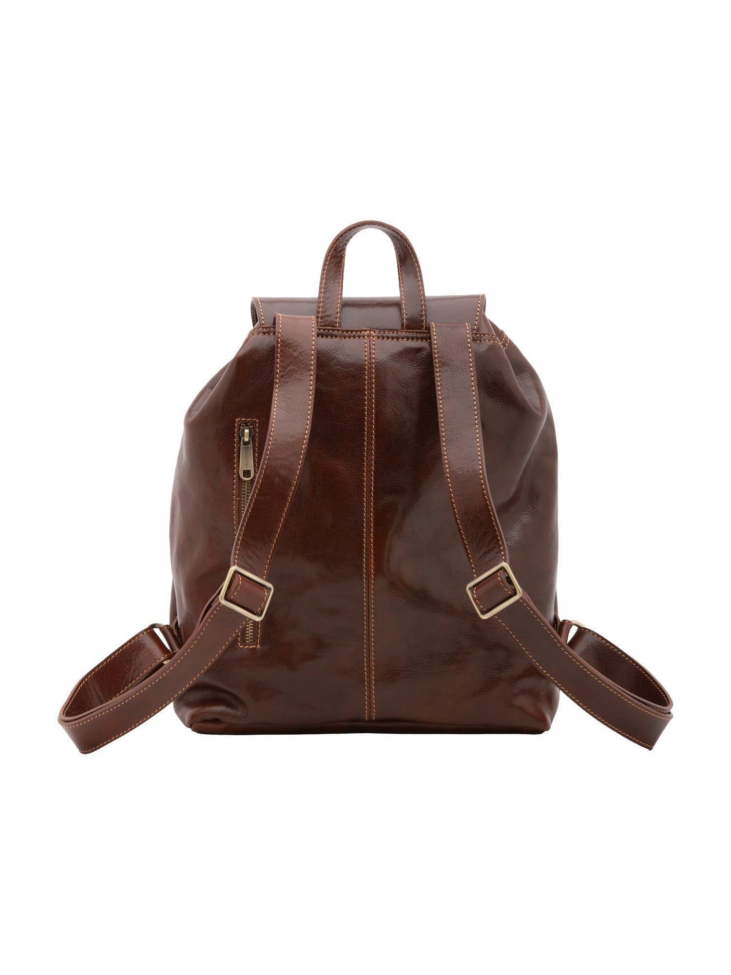 Borsa a spalla da donna Vera pelle 5547-Marrone I Fratelli