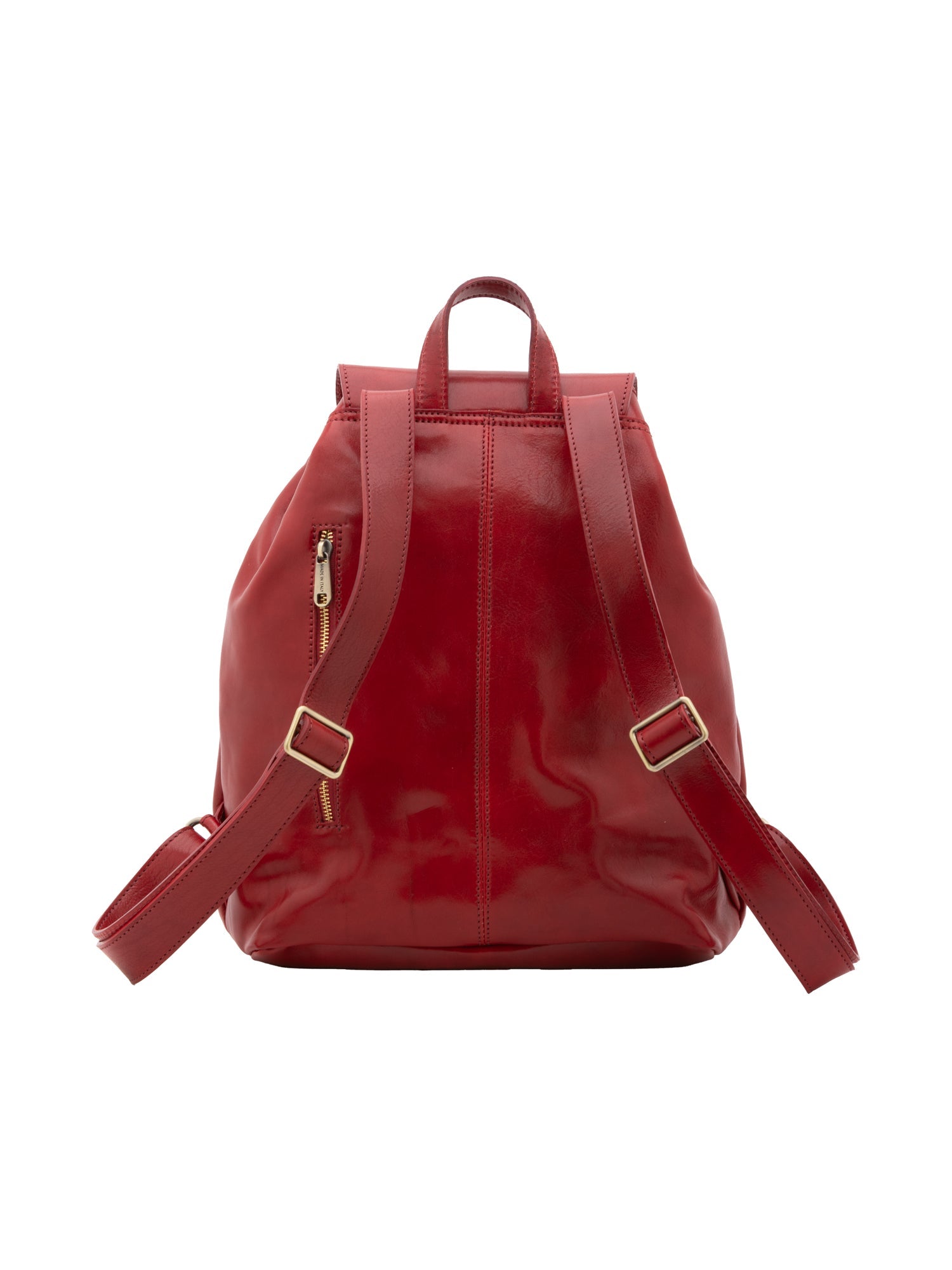 Borsa a spalla da donna Vera pelle 5547-Rosso I Fratelli