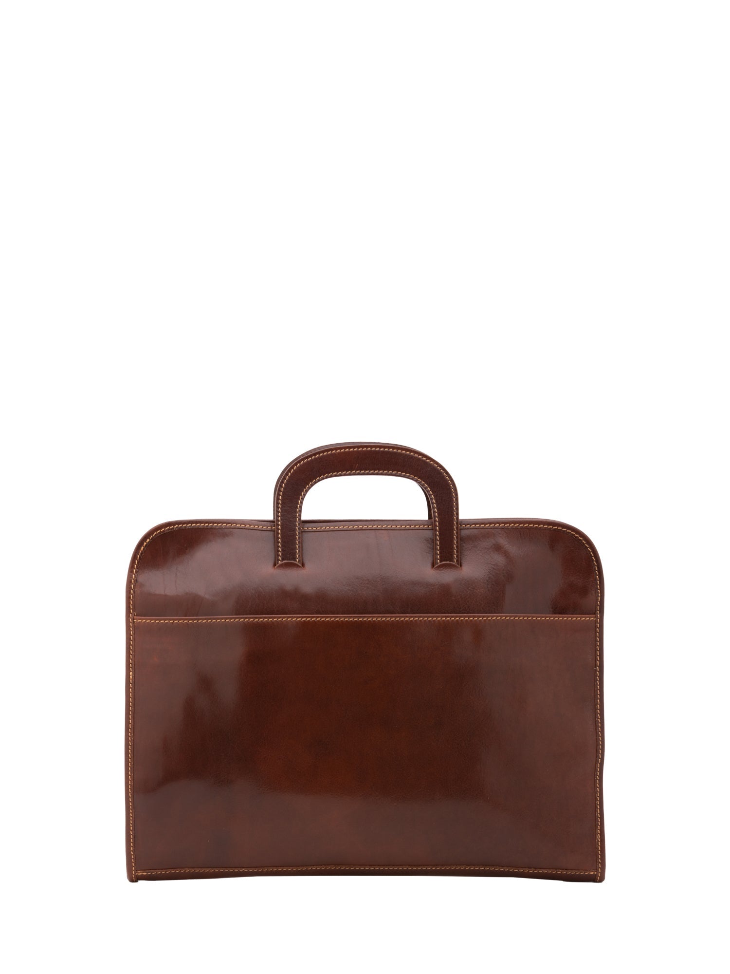 Borsa da lavoro uomo in vera pelle 100% Made in Italy 5549-Marrone I Fratelli
