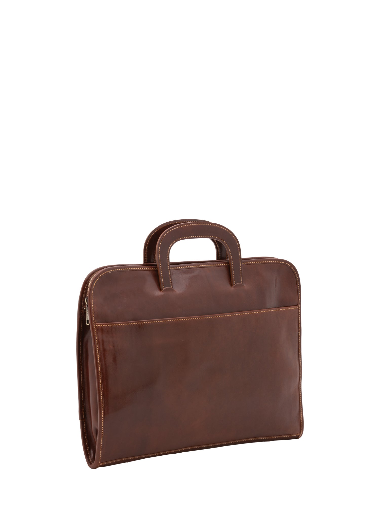 Borsa da lavoro uomo in vera pelle 100% Made in Italy 5549-Marrone I Fratelli