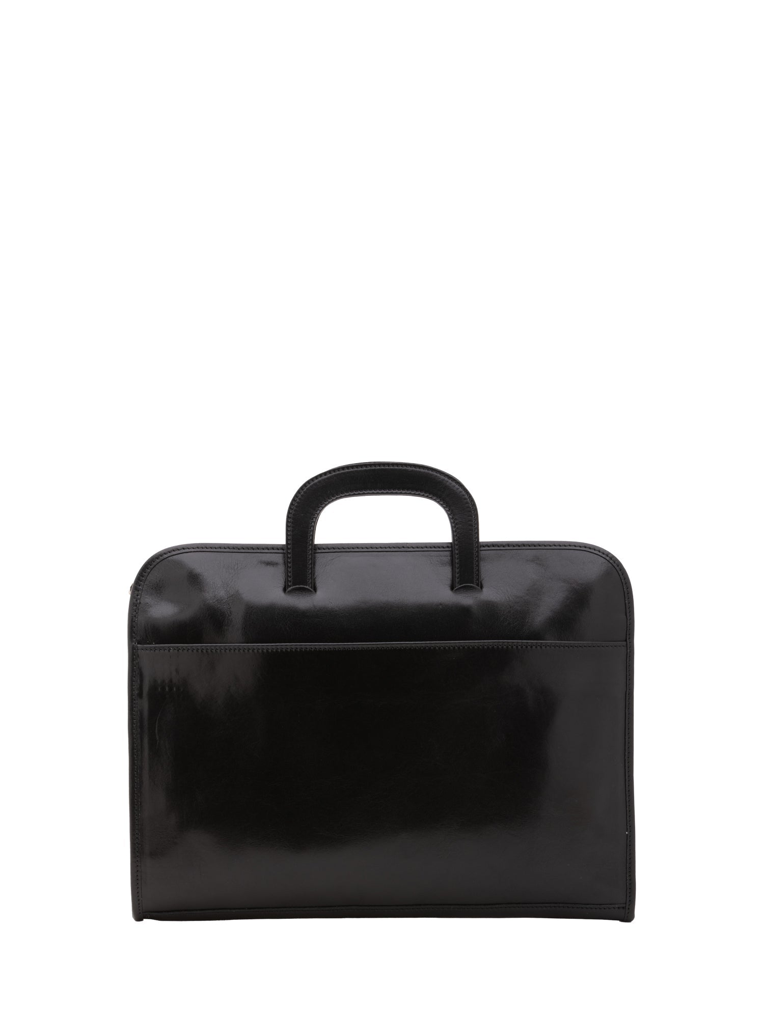 Borsa da lavoro uomo in vera pelle 100% Made in Italy 5549-Nero I Fratelli