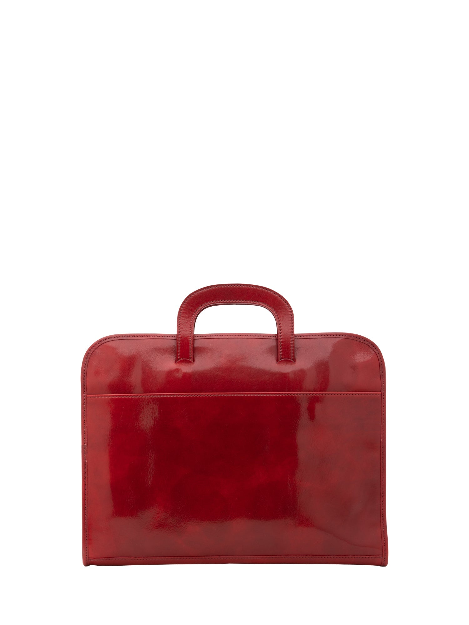 Borsa da lavoro uomo in vera pelle 100% Made in Italy 5549-Rosso I Fratelli