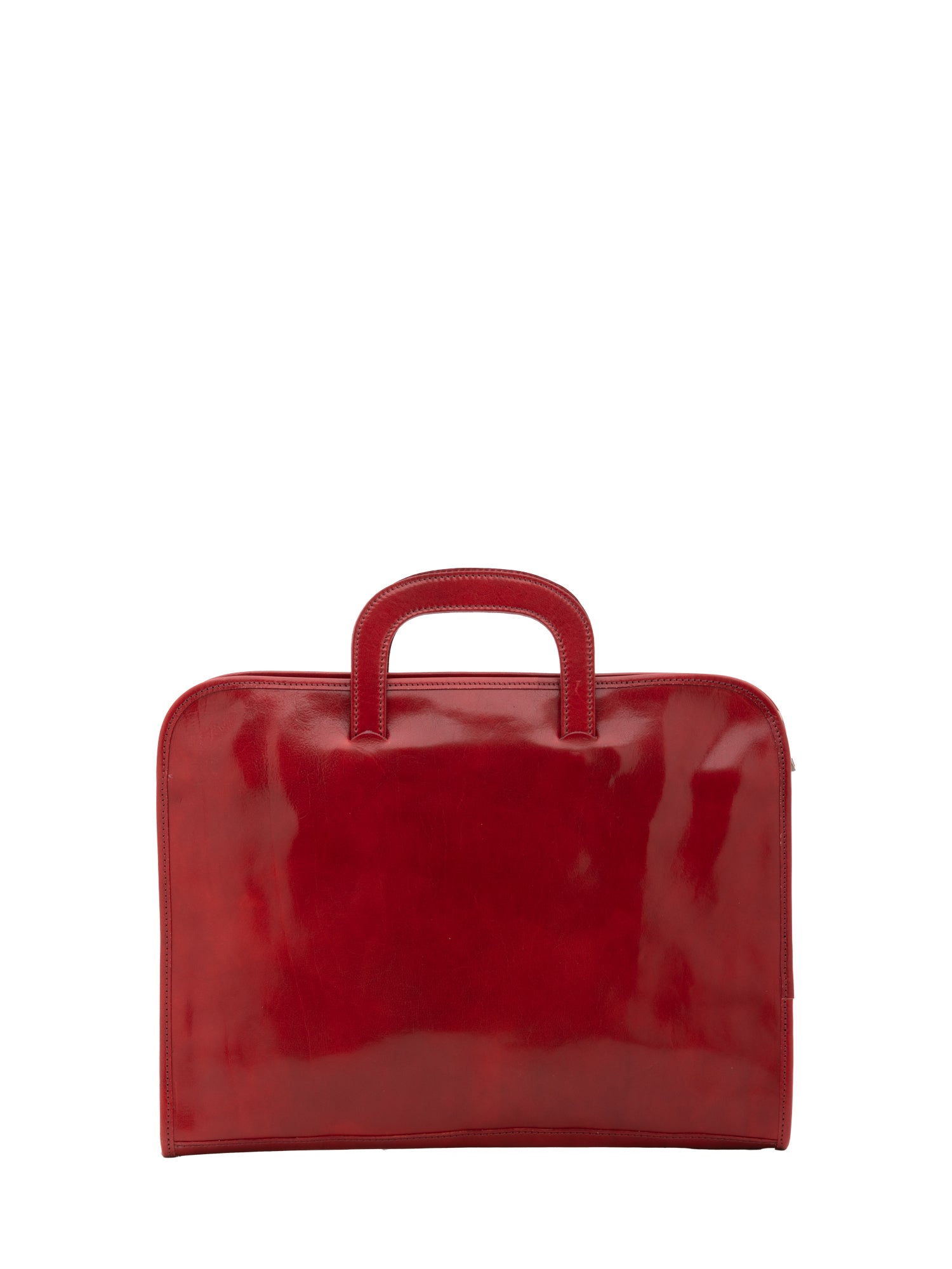 Borsa da lavoro uomo in vera pelle 100% Made in Italy 5549-Rosso I Fratelli