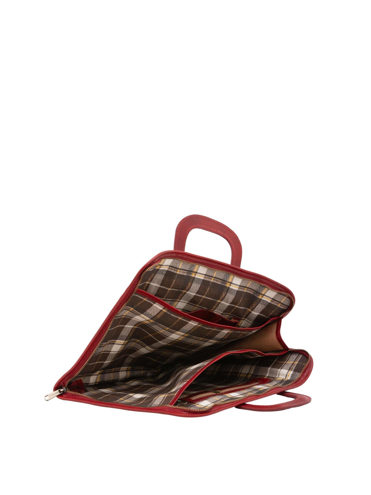 Borsa da lavoro uomo in vera pelle 100% Made in Italy 5549-Rosso I Fratelli