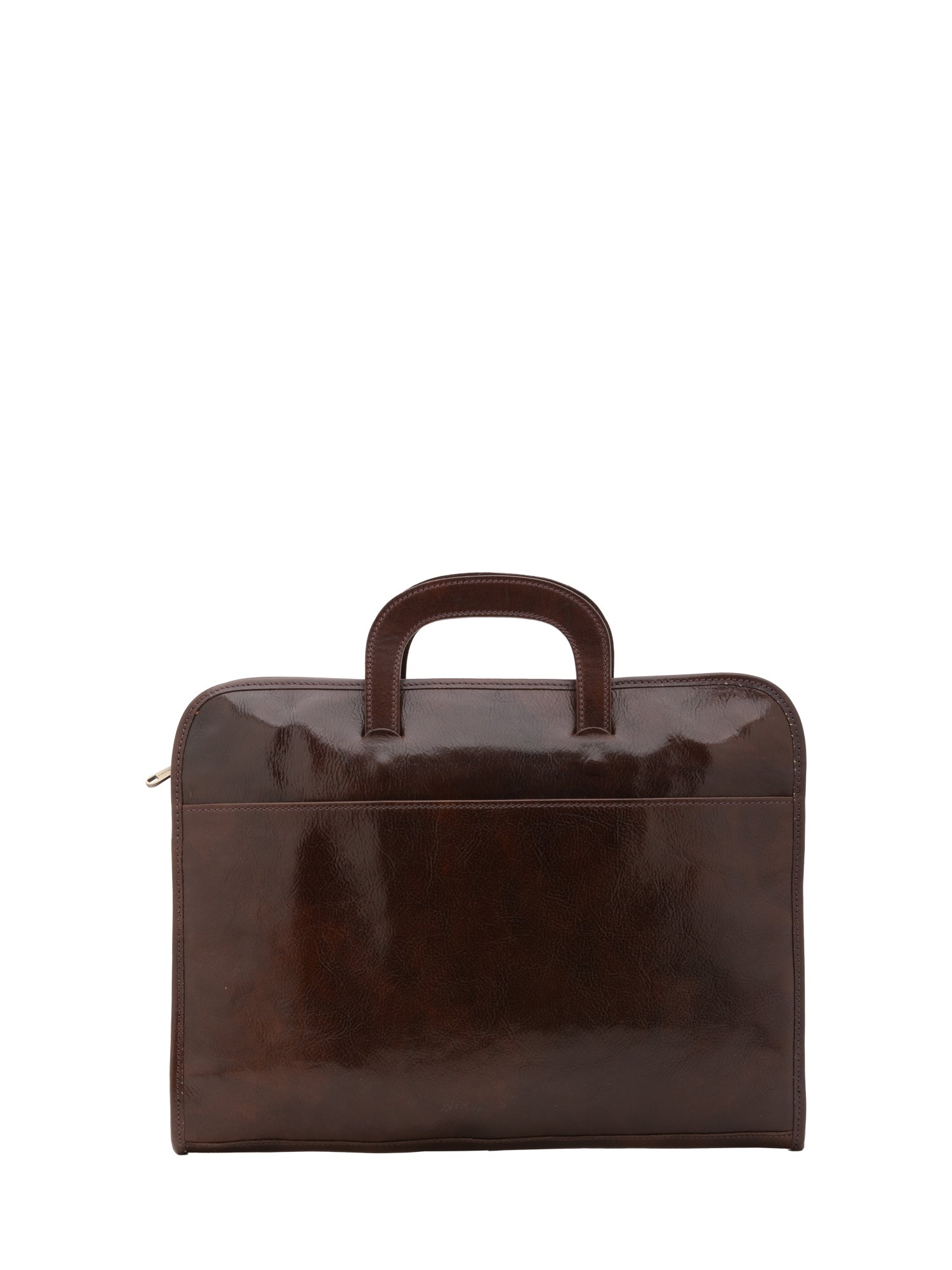 Borsa da lavoro uomo in vera pelle 100% Made in Italy 5549-Tmoro I Fratelli