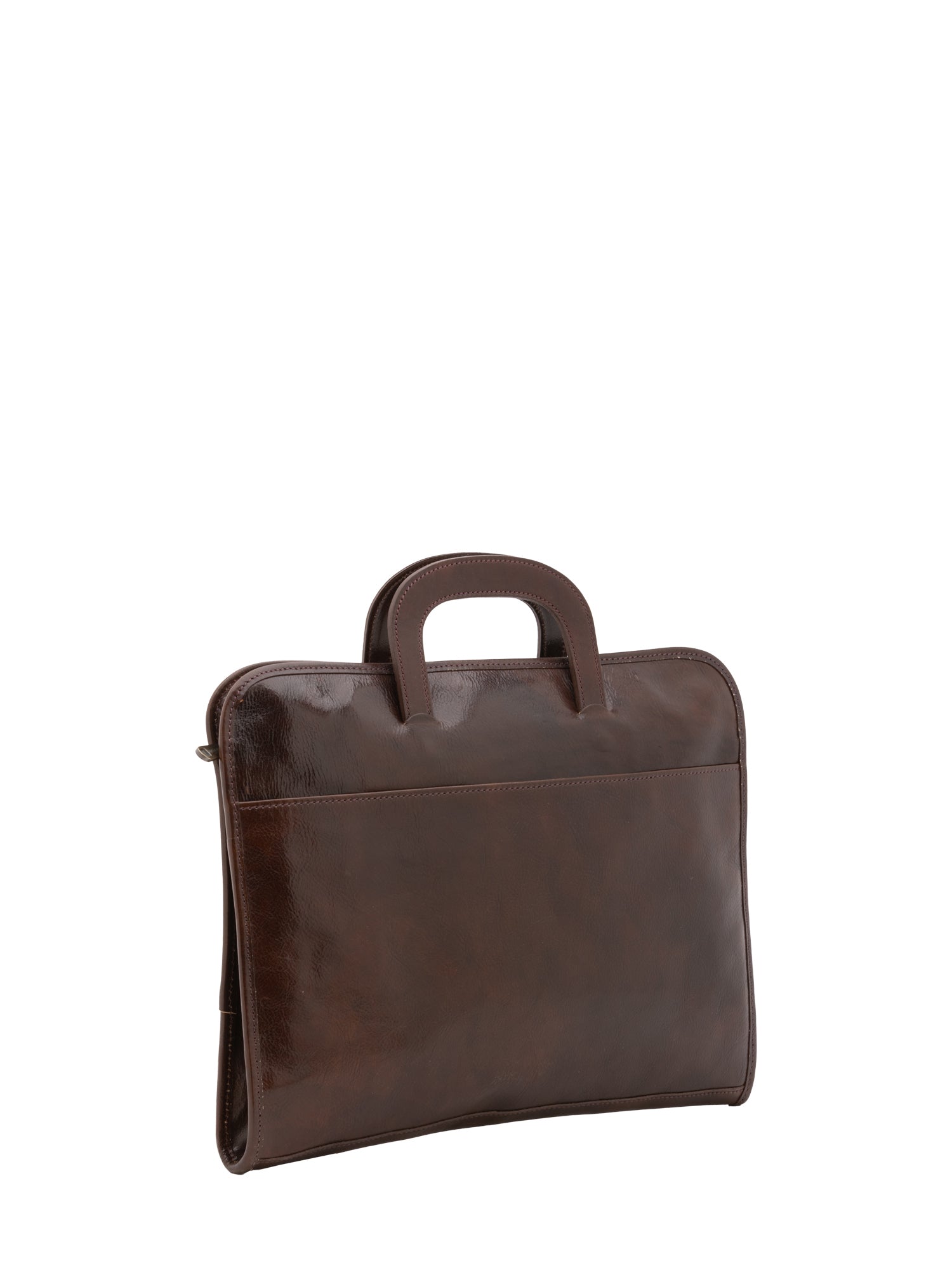 Borsa da lavoro uomo in vera pelle 100% Made in Italy 5549-Tmoro I Fratelli