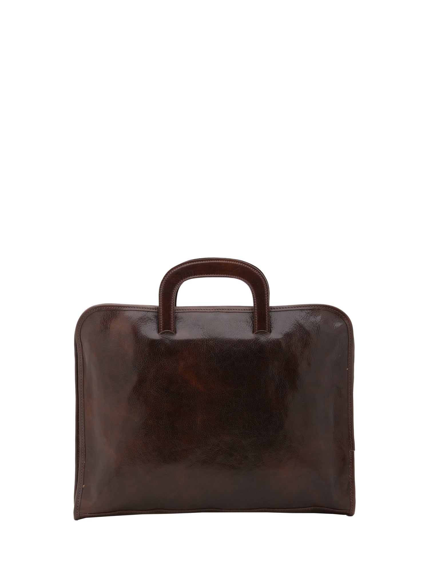 Borsa da lavoro uomo in vera pelle 100% Made in Italy 5549-Tmoro I Fratelli