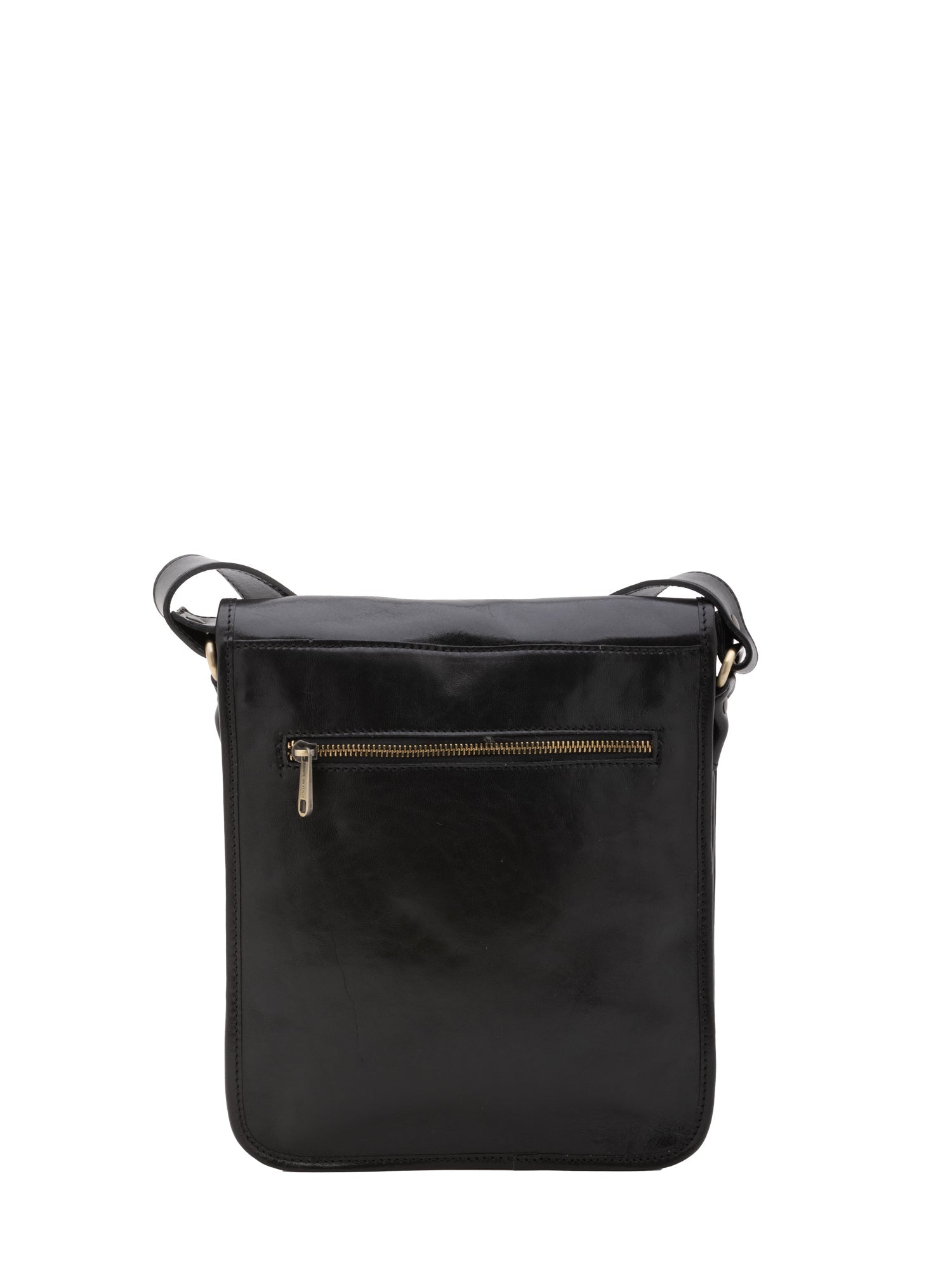 Borsa a tracolla uomo in vera pelle Made in Italy 5550-Nero I Fratelli