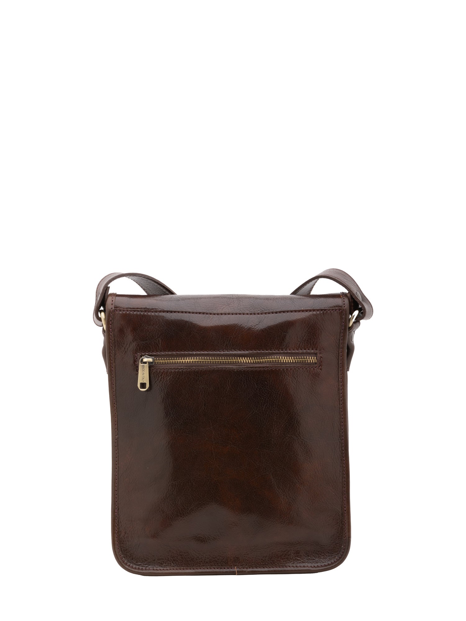 Borsa a tracolla uomo in vera pelle Made in Italy 5550-Tmoro I Fratelli