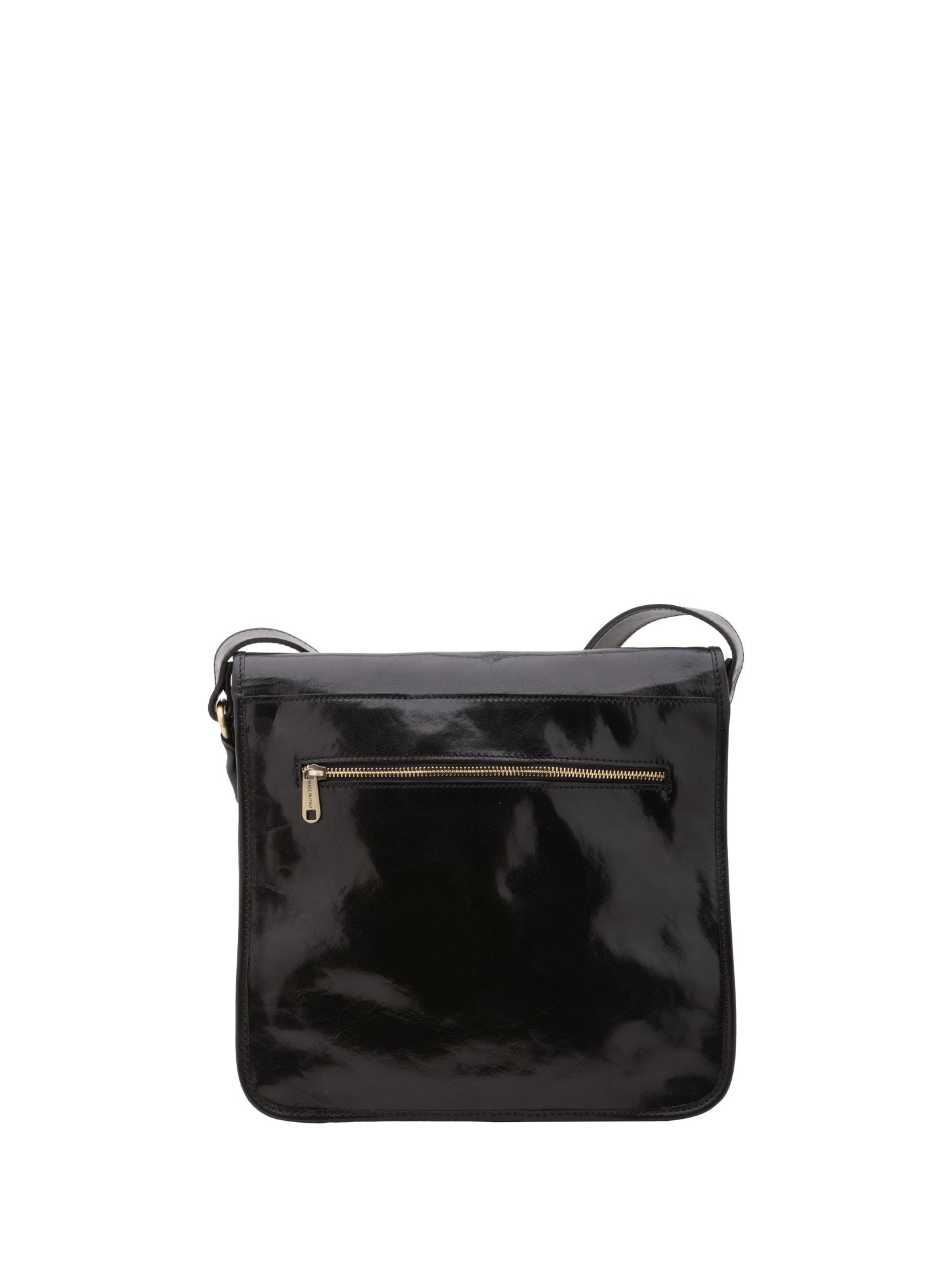Borsa a tracolla uomo in vera pelle Made in Italy 5551-Nero I Fratelli