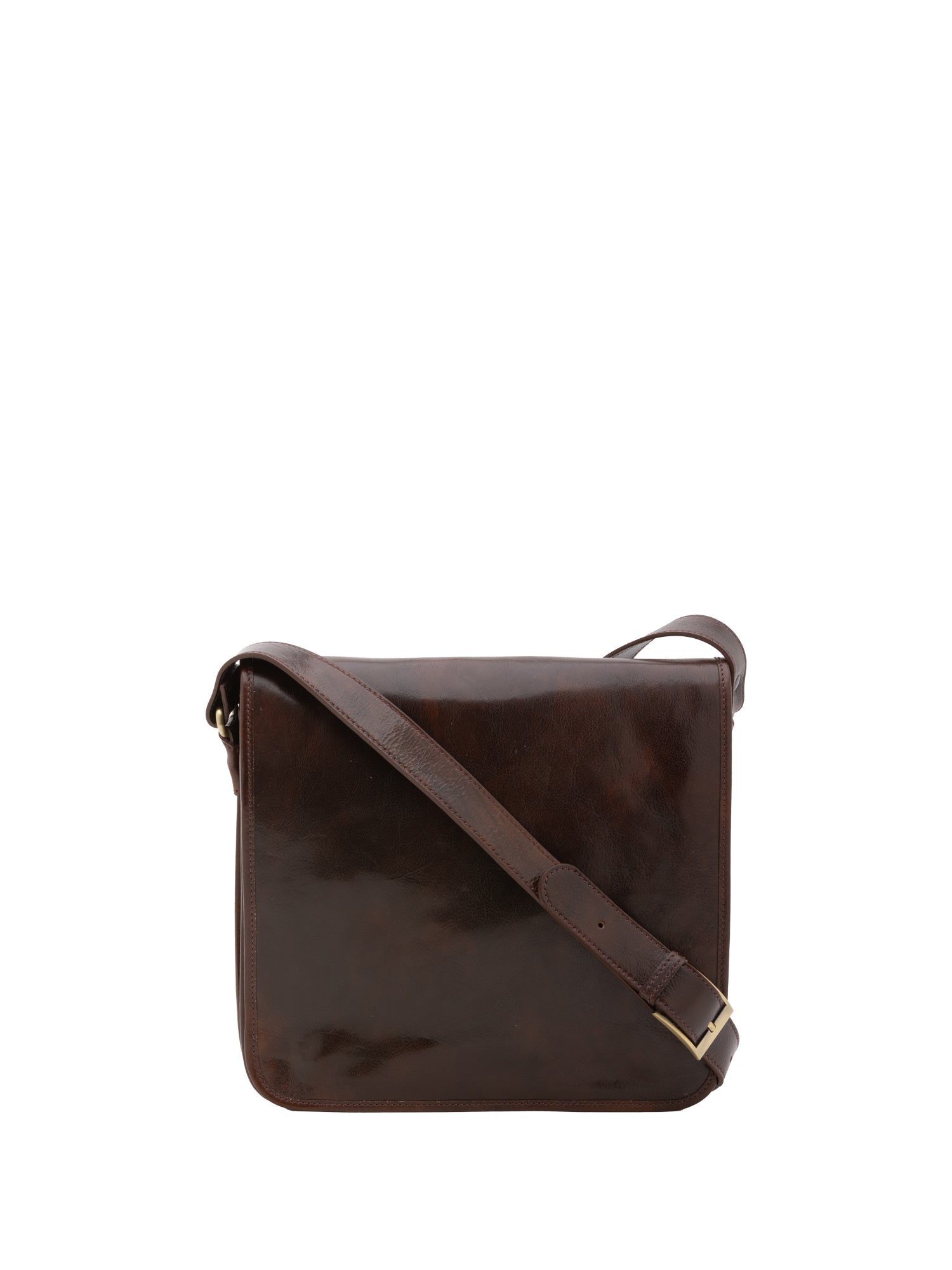 Borsa a tracolla uomo in vera pelle Made in Italy 5551-Tmoro I Fratelli