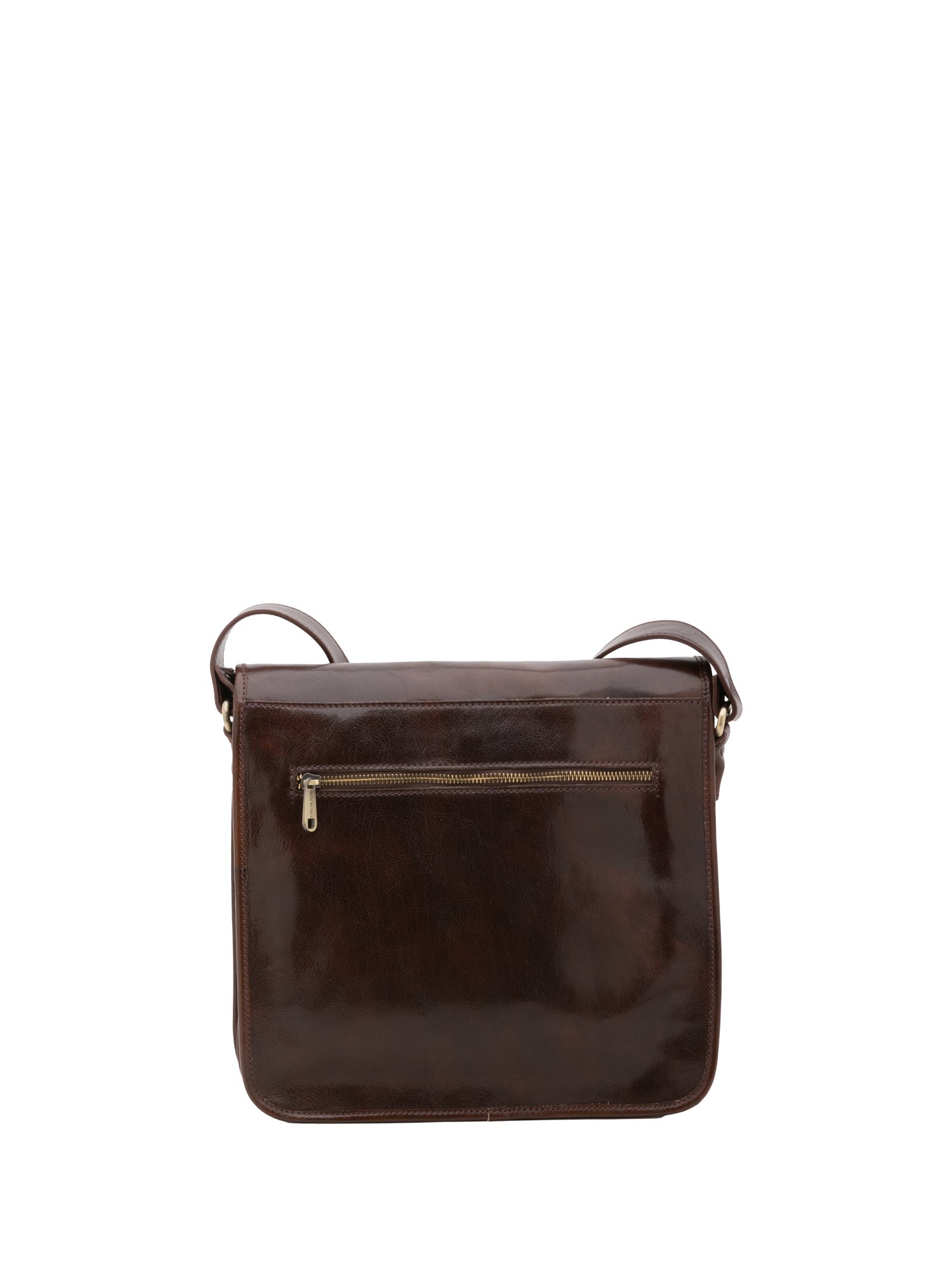 Borsa a tracolla uomo in vera pelle Made in Italy 5551-Tmoro I Fratelli