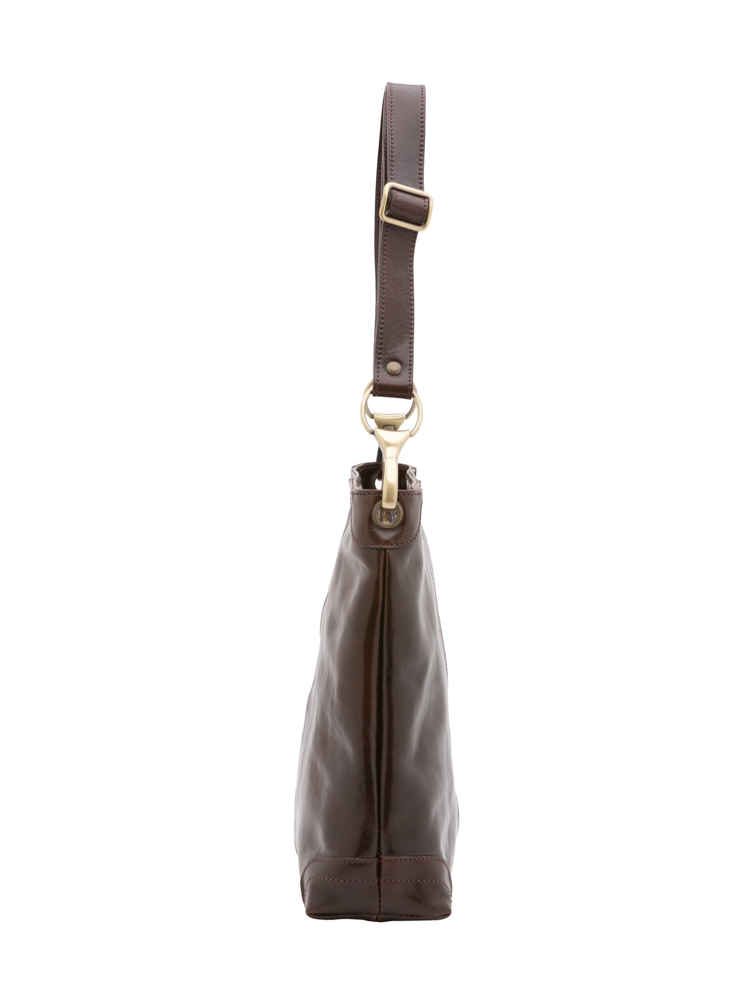 Borsa a spalla da donna 100% pelle 5553-Tmoro I Fratelli
