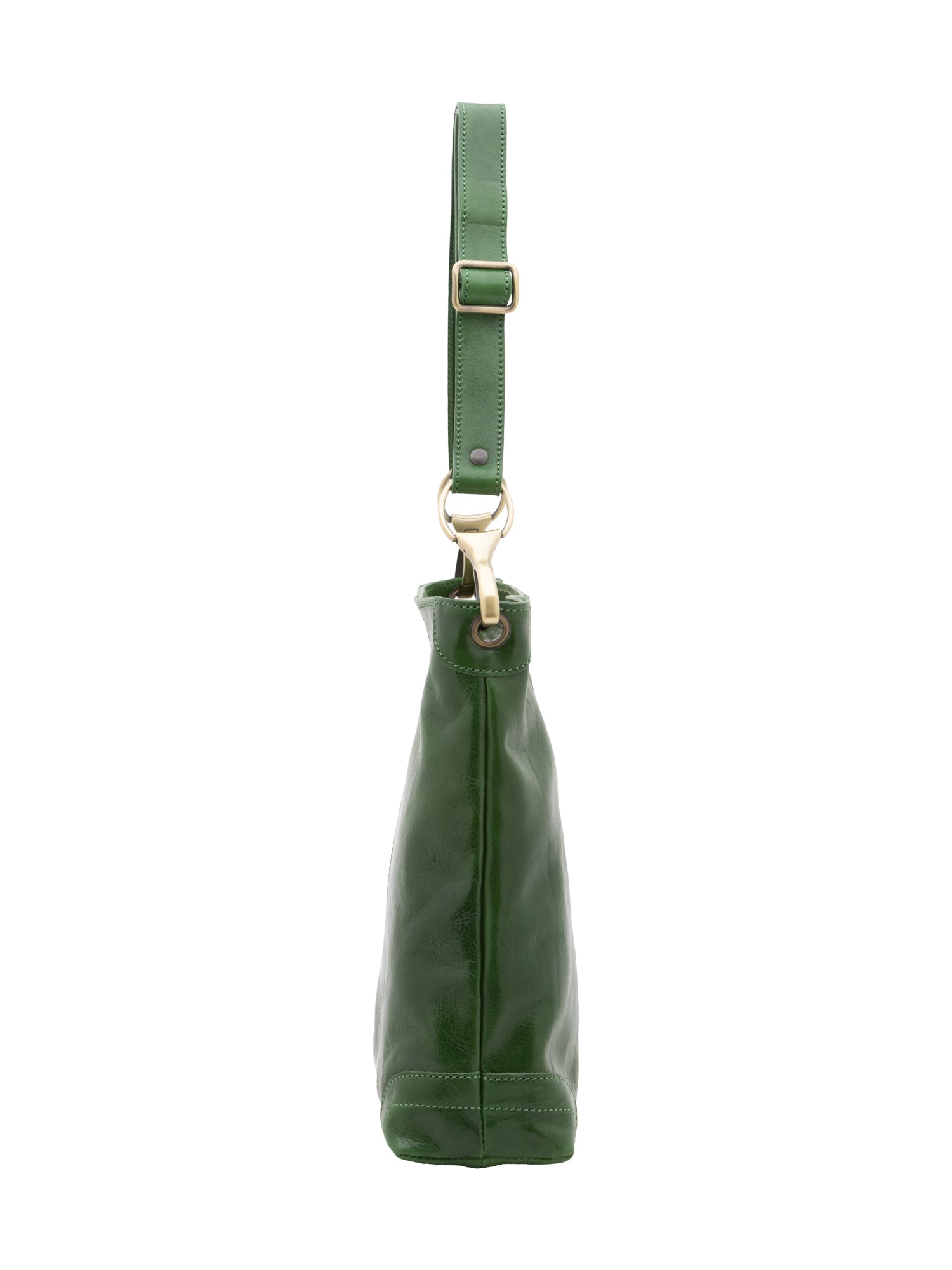 Borsa a spalla da donna 100% pelle 5553-Verde I Fratelli