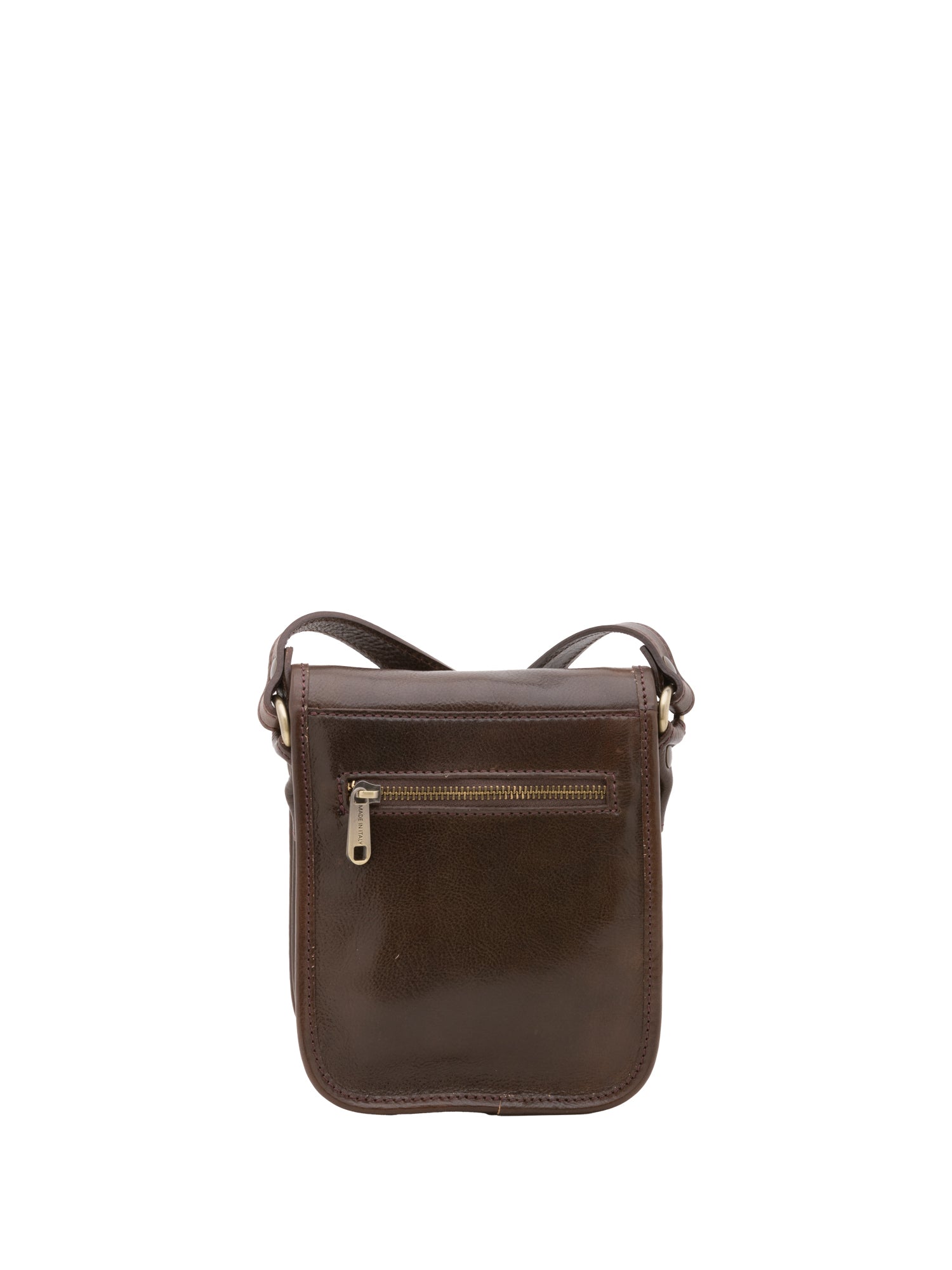Borsa a tracolla da uomo in vera pelle Made in Italy 5554-Tmoro I Fratelli