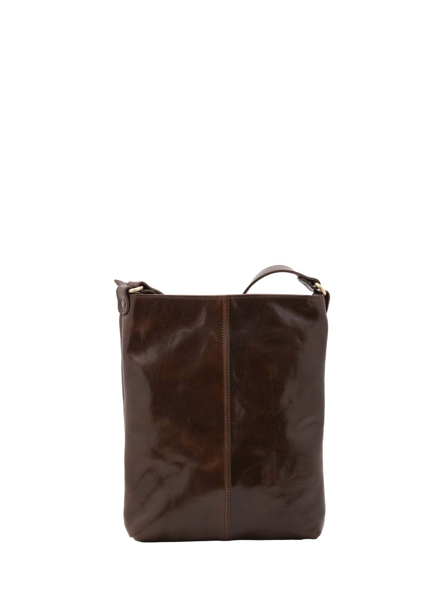 Borsa a tracolla uomo in vera pelle Made in Italy 5556-Tmoro I Fratelli