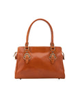 Borsa a mano da donna 100% pelle 5557-Cognac I Fratelli