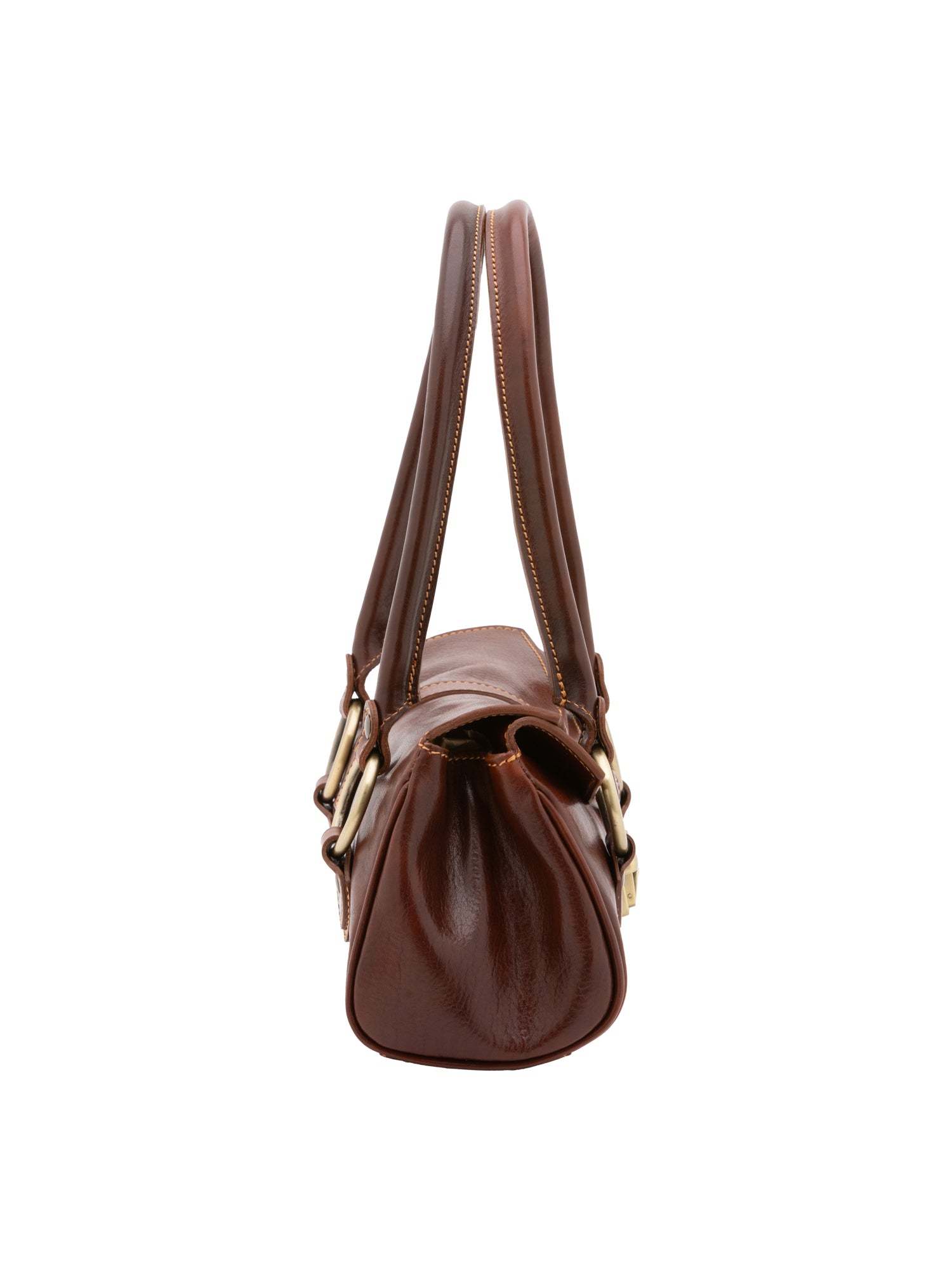 Borsa a mano da donna 100% pelle 5559-Marrone I Fratelli