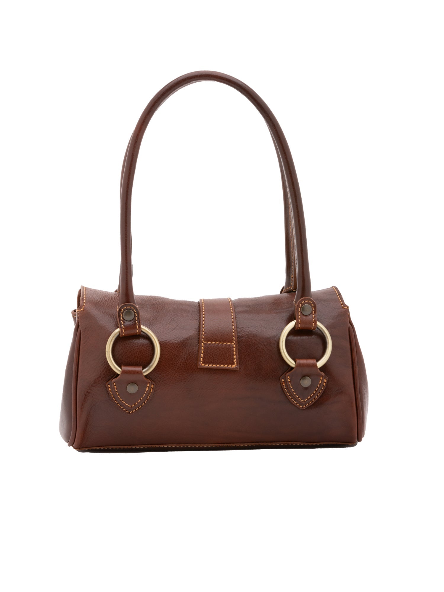 Borsa a mano da donna 100% pelle 5559-Marrone I Fratelli