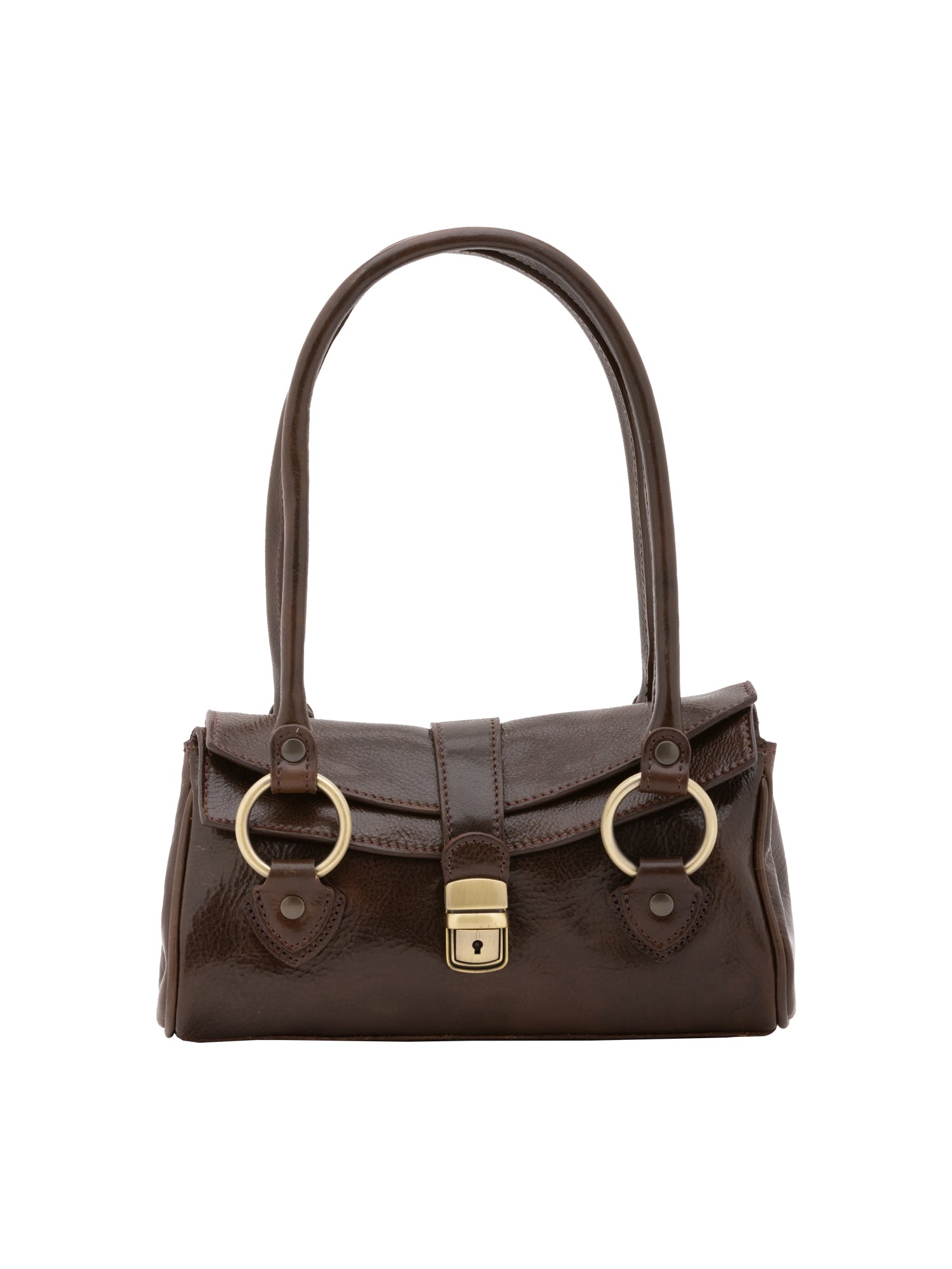 Borsa a mano da donna 100% pelle 5559-Tmoro I Fratelli
