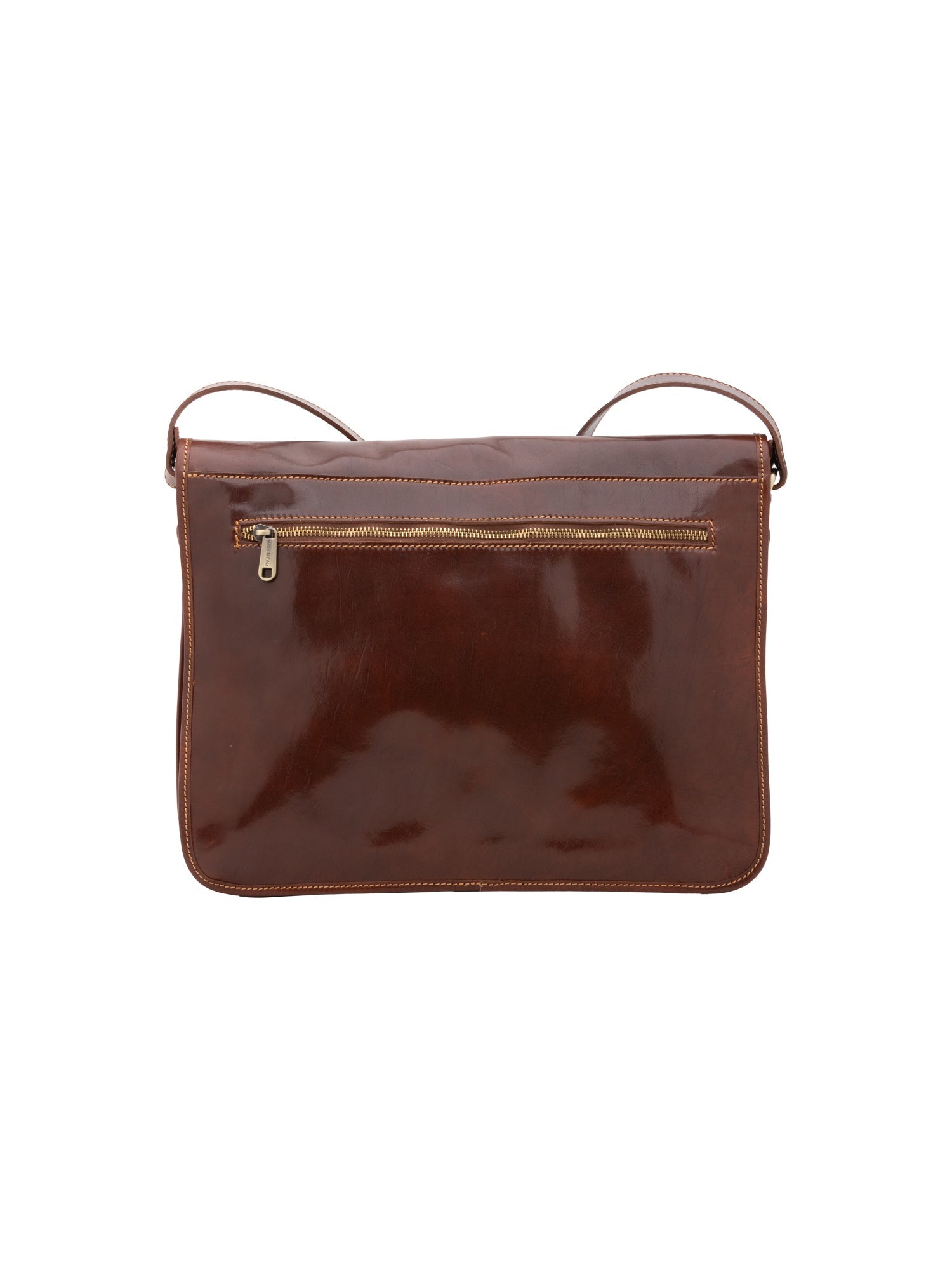 Borsa a tracolla uomo in vera pelle Made in Italy 5561-Marrone I Fratelli