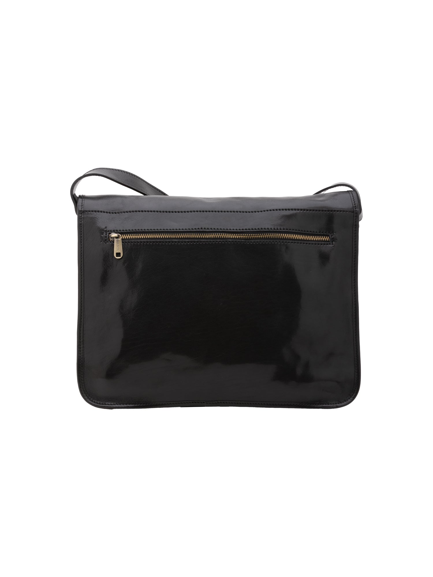 Borsa a tracolla uomo in vera pelle Made in Italy 5561-Nero I Fratelli