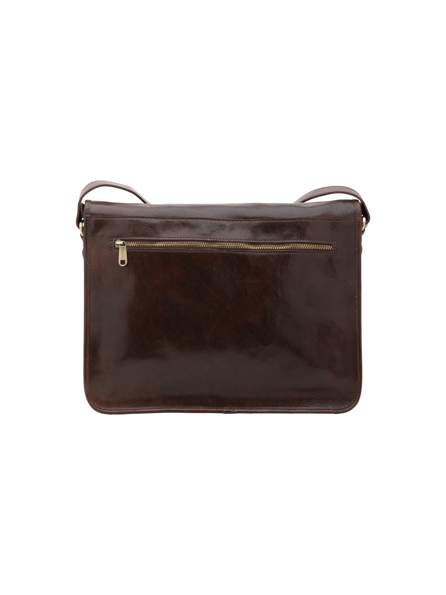 Borsa a tracolla uomo in vera pelle Made in Italy 5561-Tmoro I Fratelli